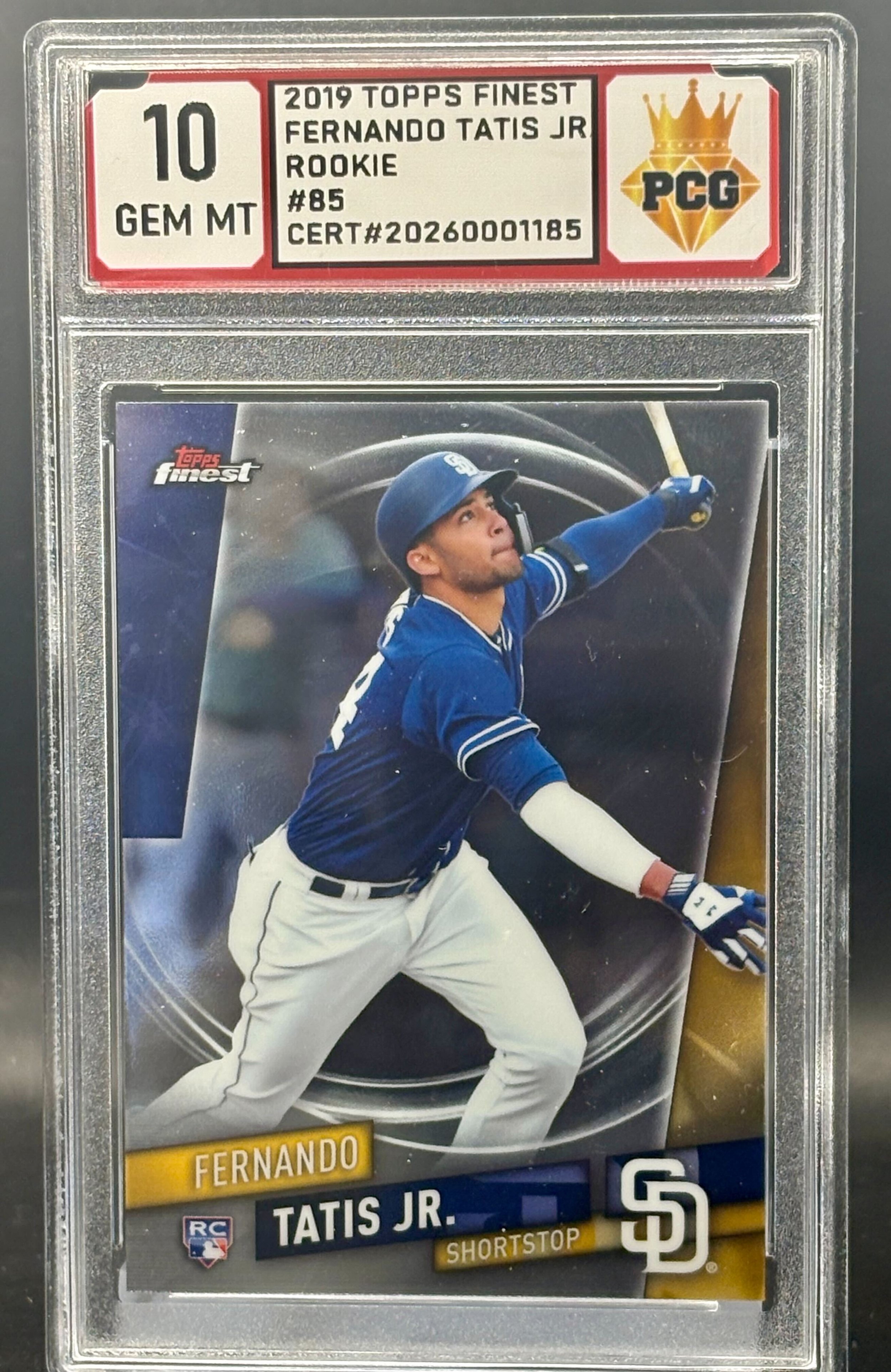 #20260001185 2019 FERNANDO TATIS JR. 10 GEM MT