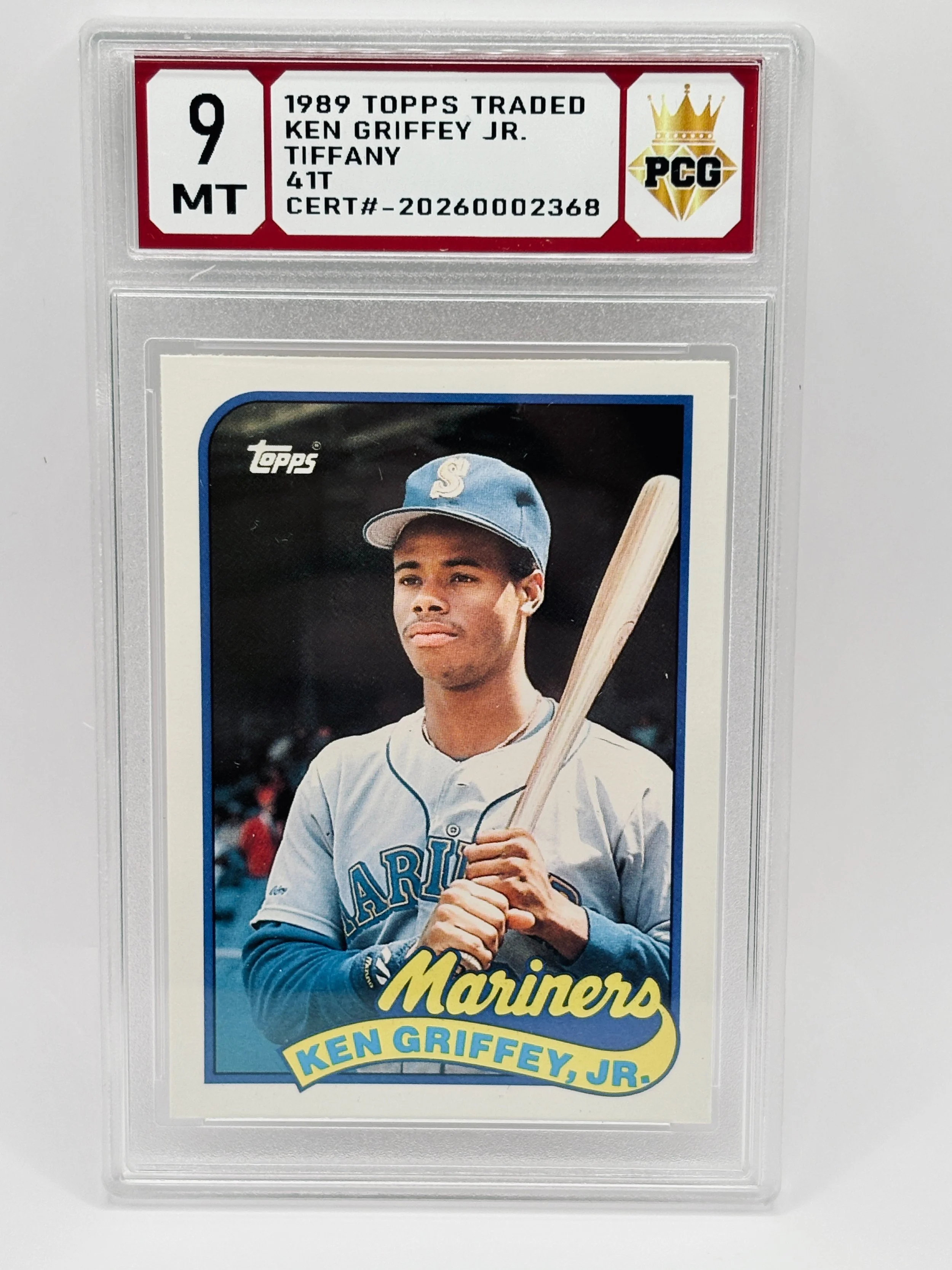 #20260002368 1989 KEN GRIFFEY JR. TIFFANY 9 MT