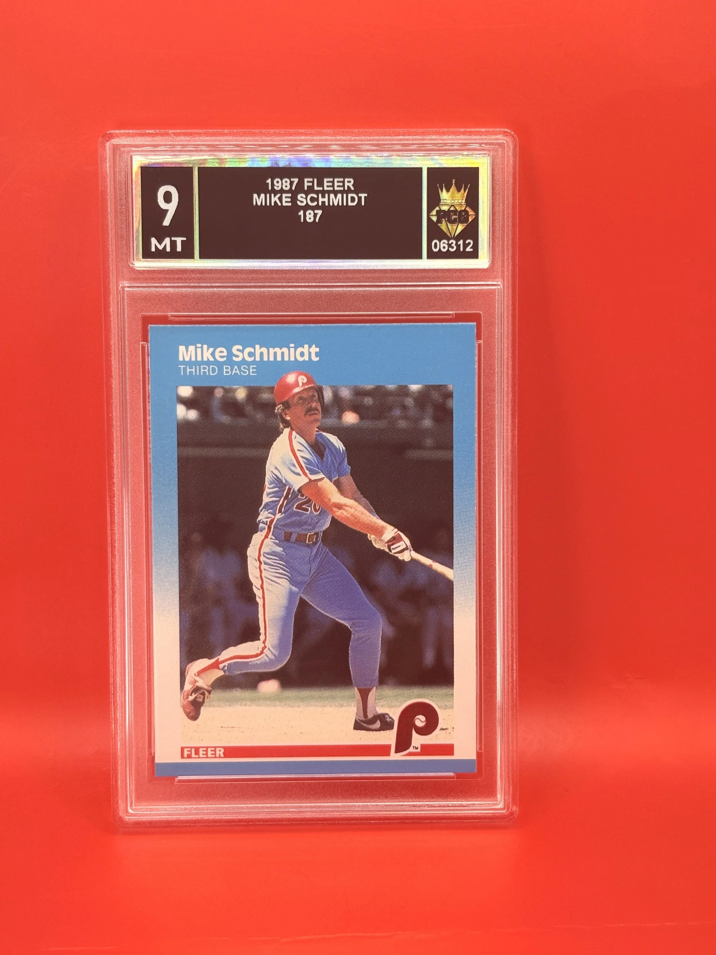 #06312 1987 MIKE SCHMIDT 9 MT
