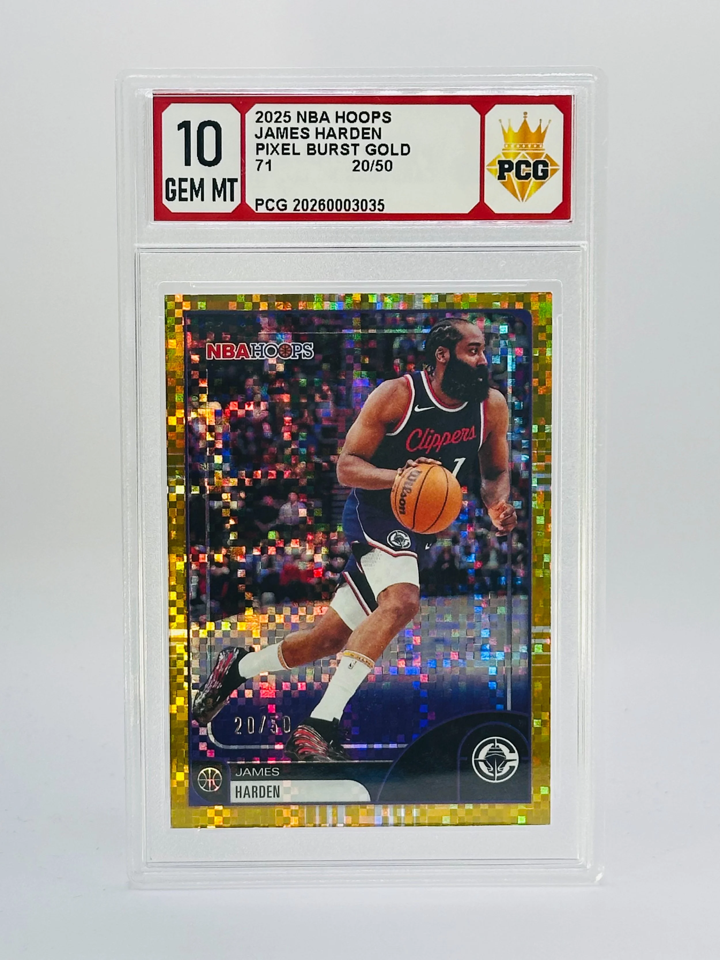 #20260003035 2025 JAMES HARDEN 10 GEM MT