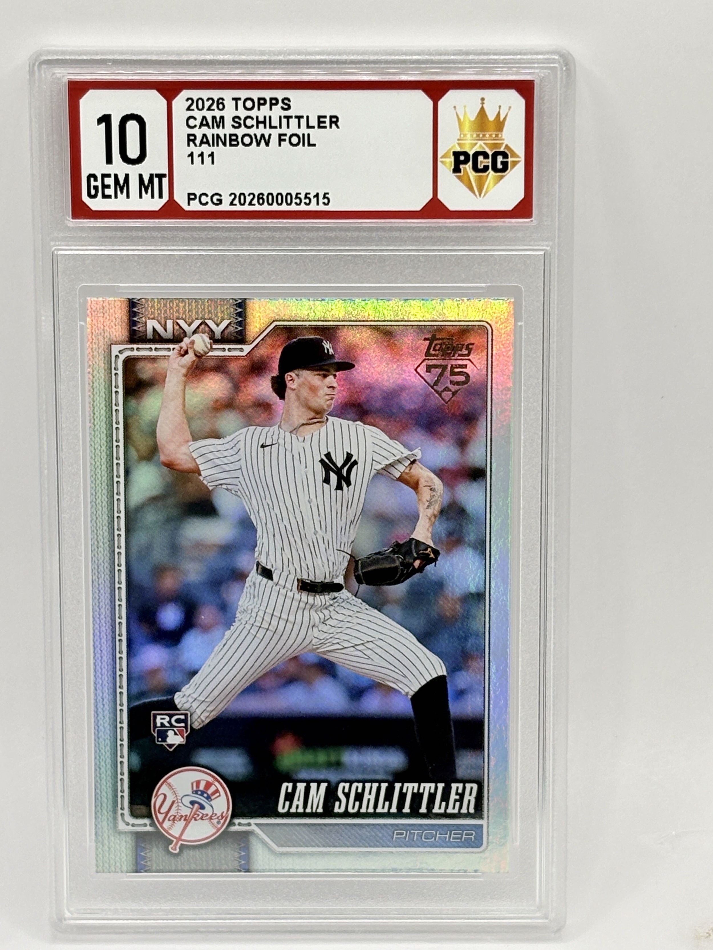 #20260005515 2026 CAM SCHLITTLER 10 GEM MT