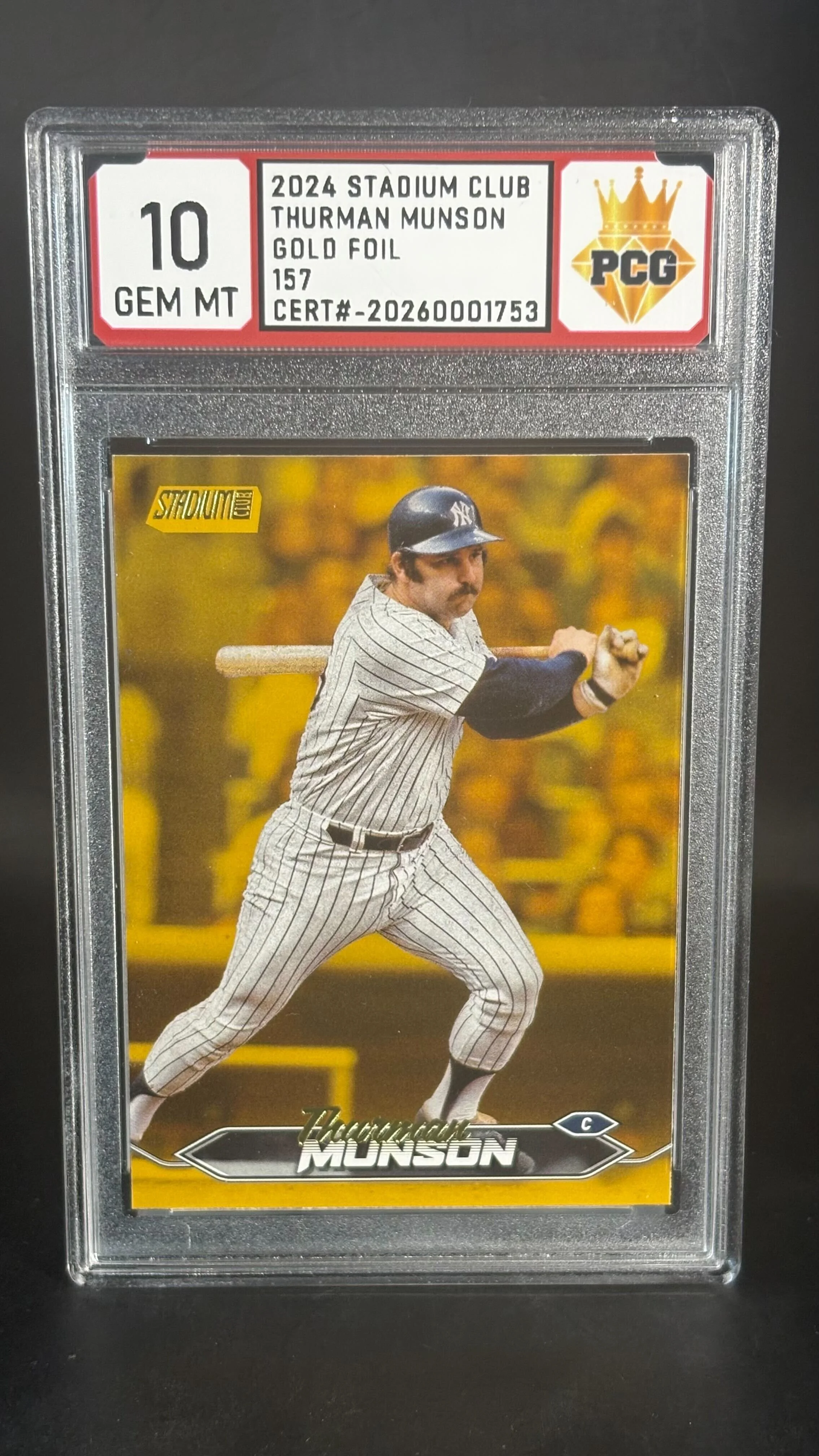 #20260001753 2024 THURMAN MUNSON 10 GEM MT
