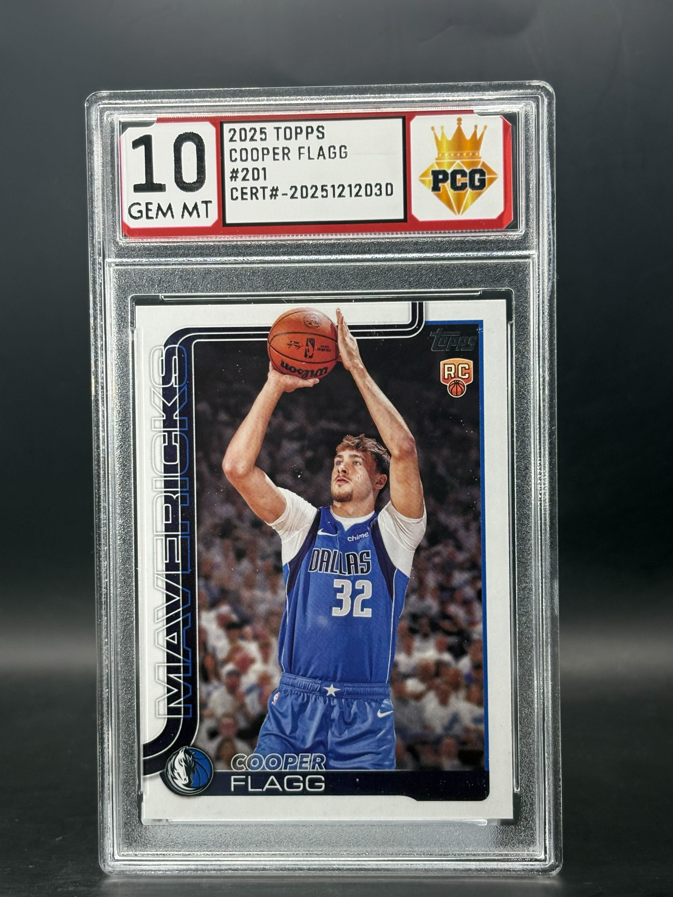 #20251212030 Cooper Flagg RC GEM MT 10