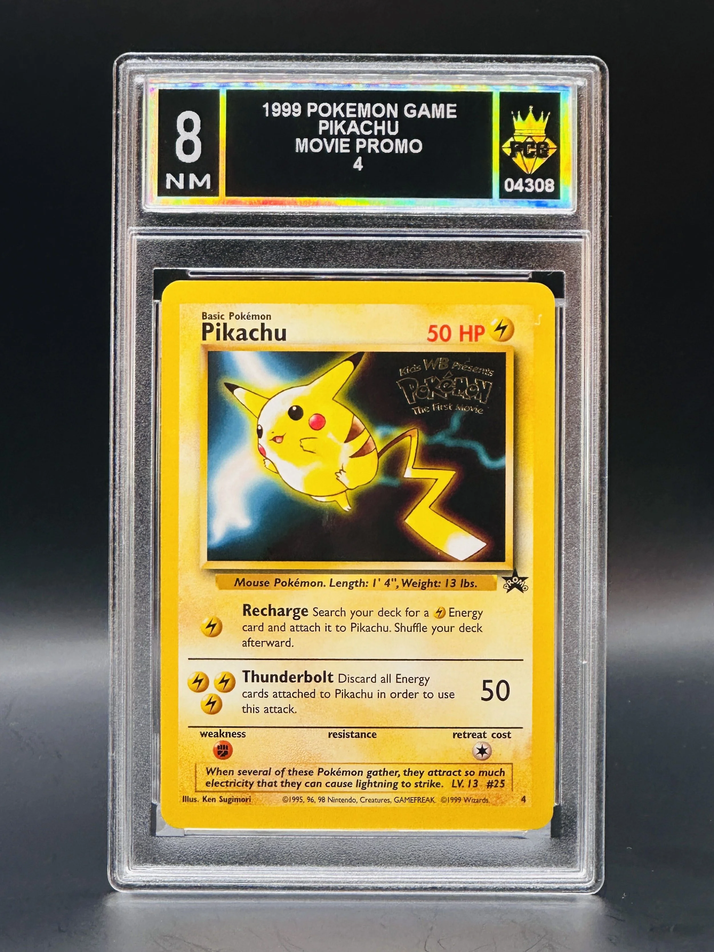 #04308 1999 PIKACHU 8 NM