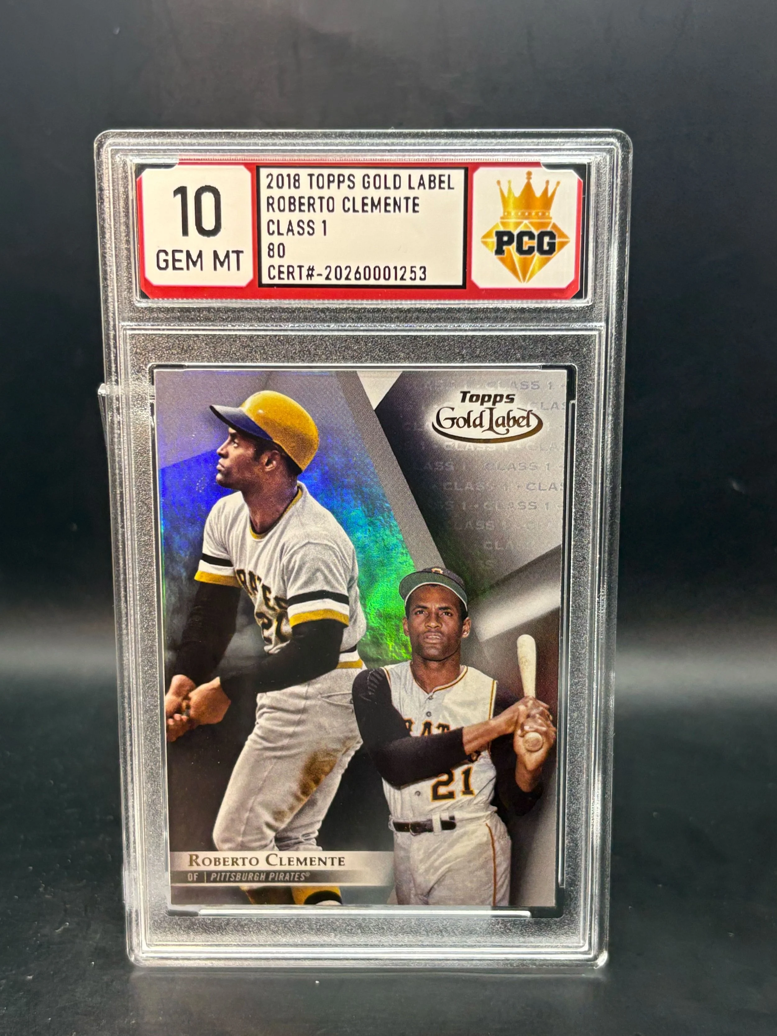 #20260001253 2018 ROBERTO CLEMENTE 10 GEM MT