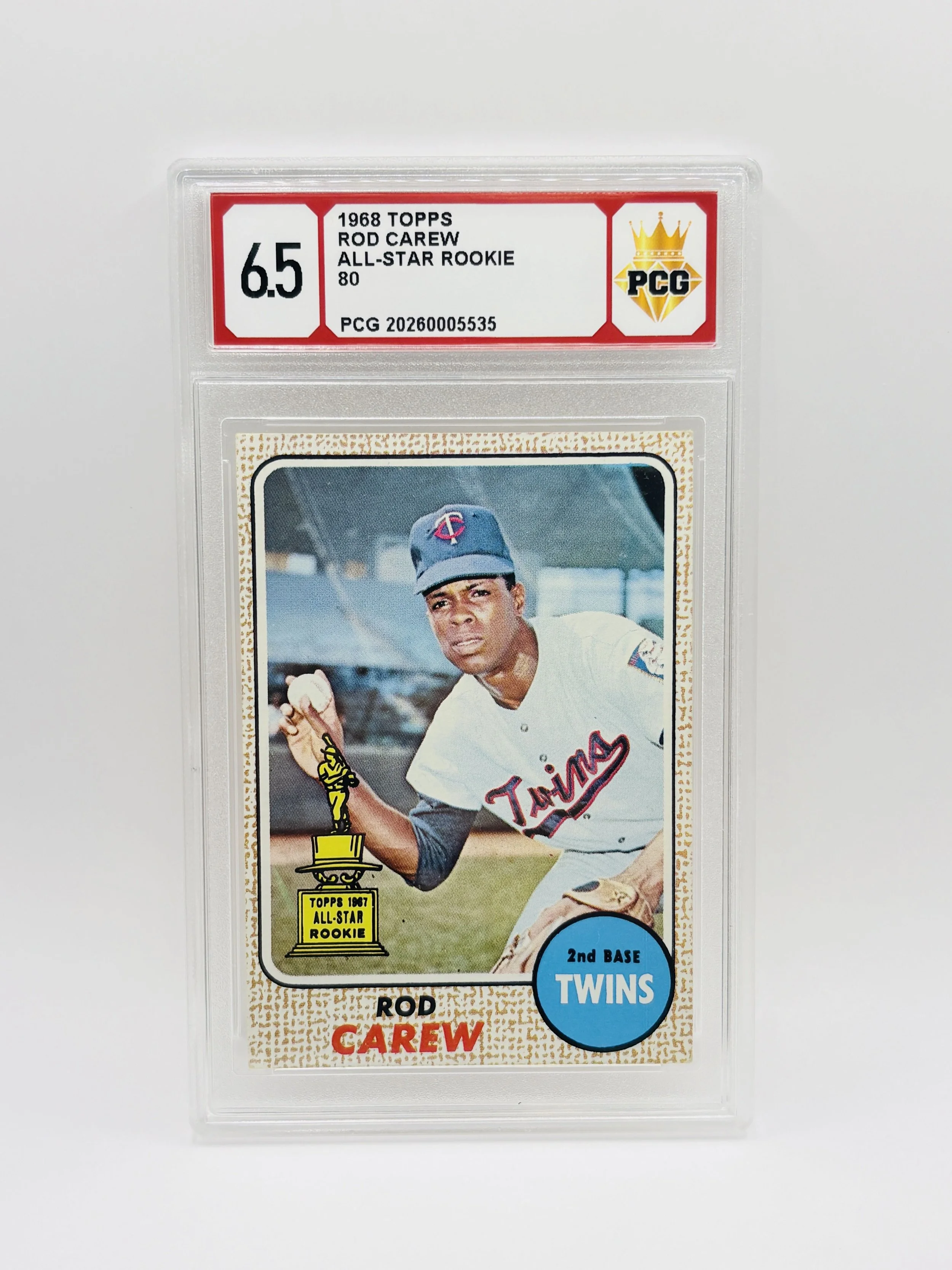 #20260005535 1968 ROD CAREW 6.5