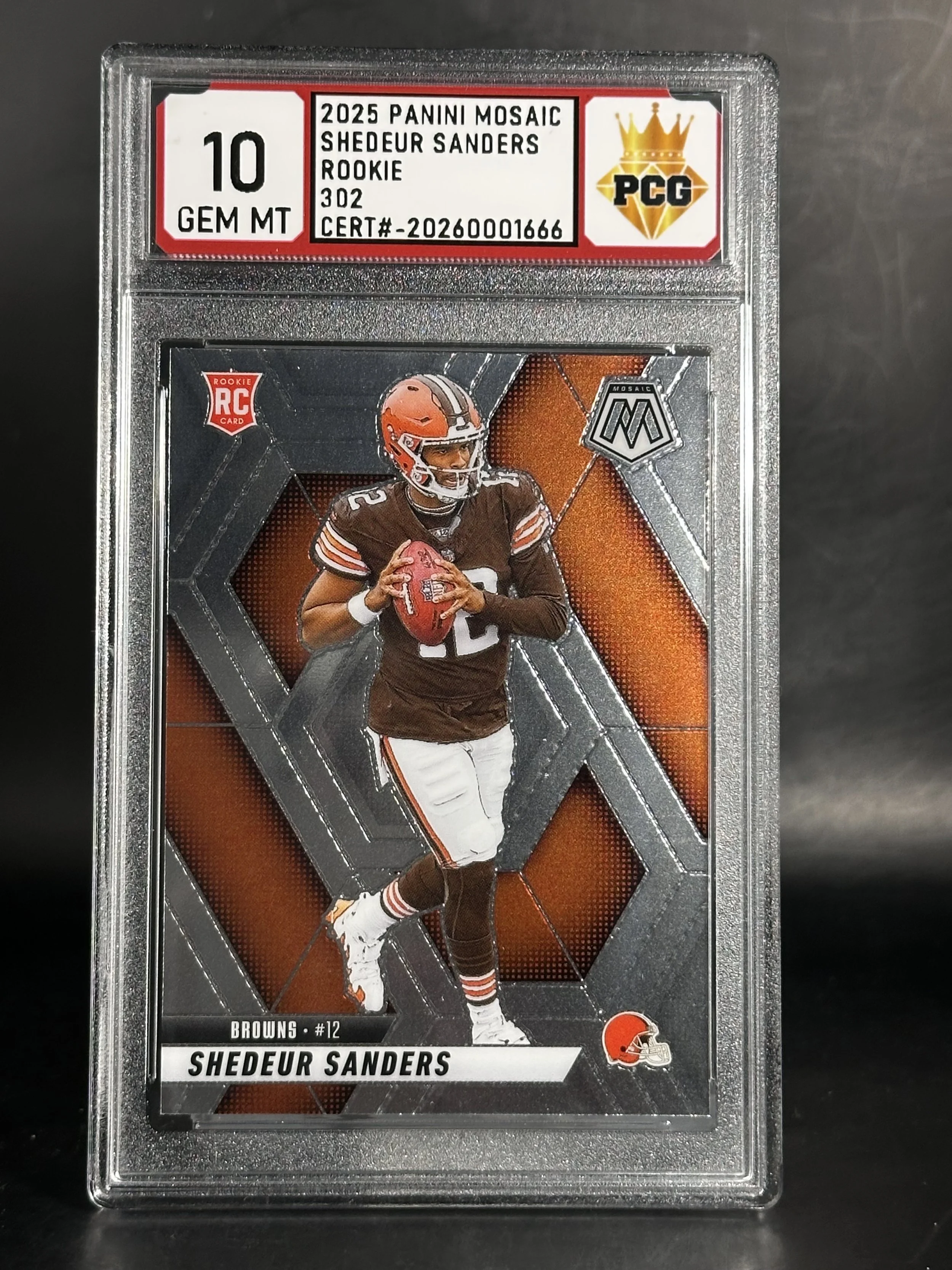 #20260001666 2025 SHEDEUR SANDERS 10 GEM MT