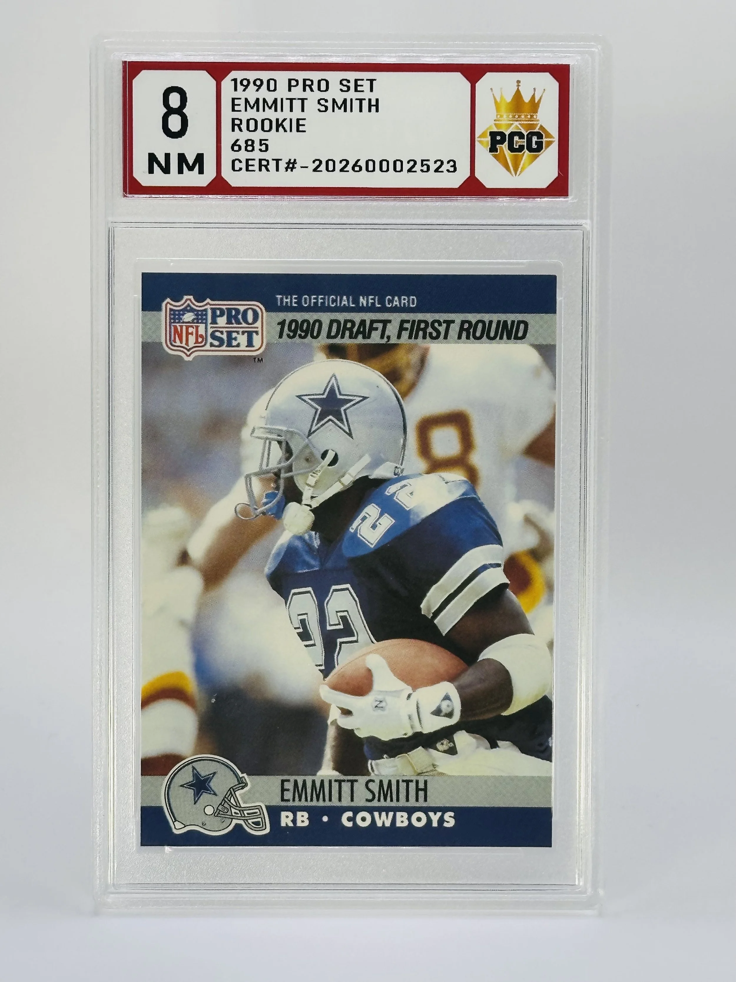 #20260002523 1990 EMMITT SMITH RC 8 NM