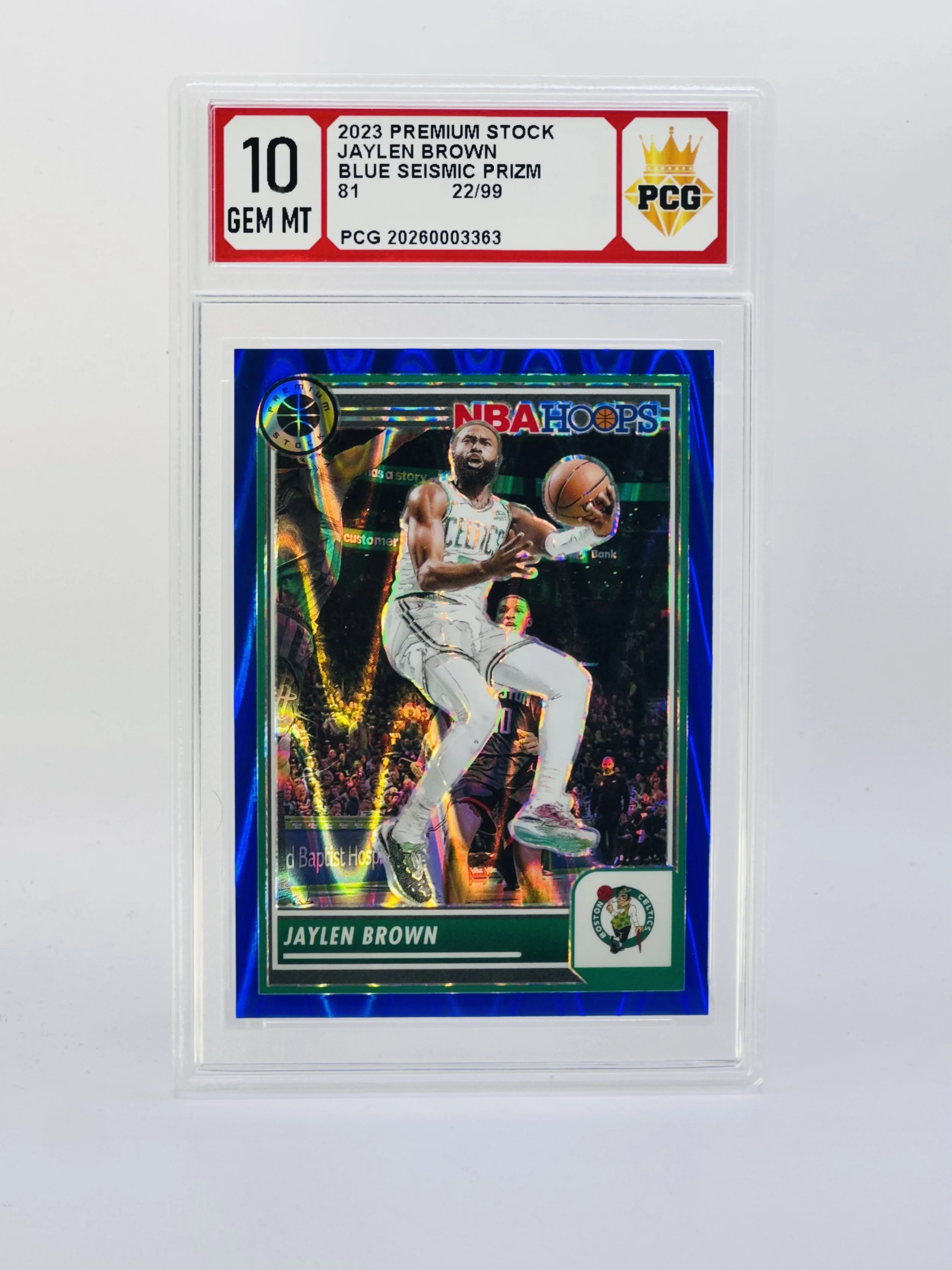 #20260003363 2023 JAYLEN BROWN 10 GEM MT