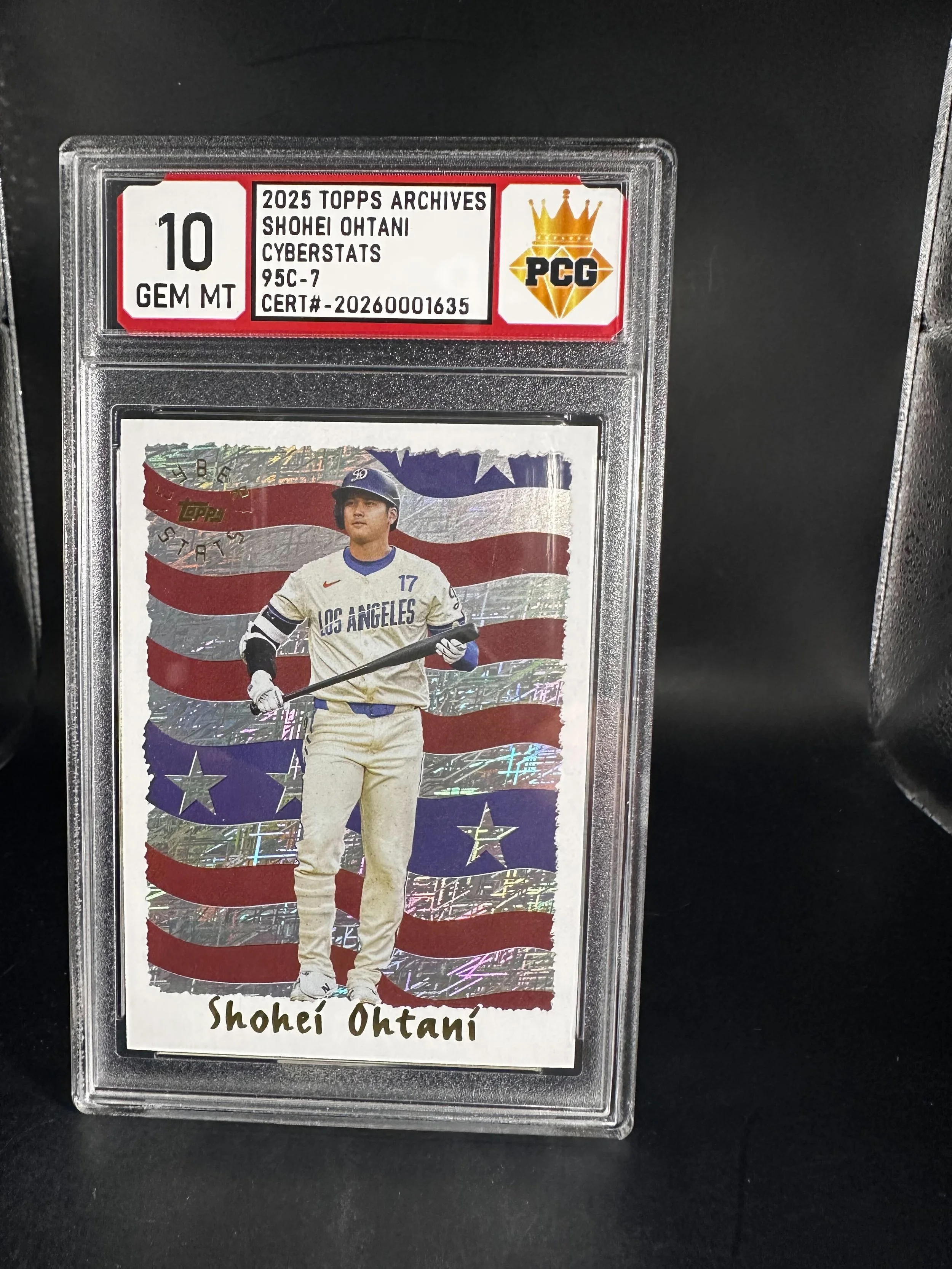 #20260001635  2025 SHOHEI OHTANI 10 GEM MT