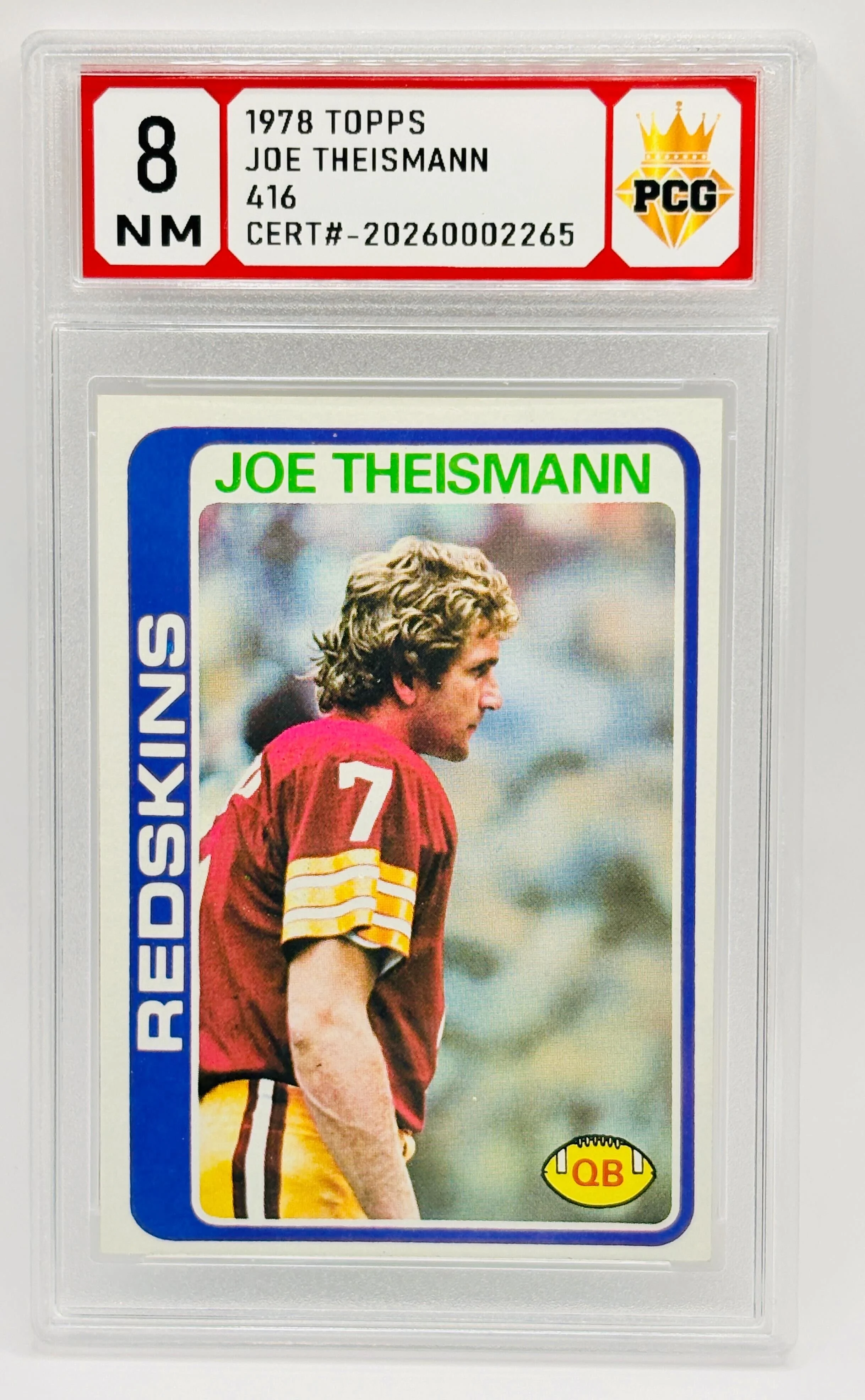 #20260002265 1978 JOE THEISMANN 8 NM