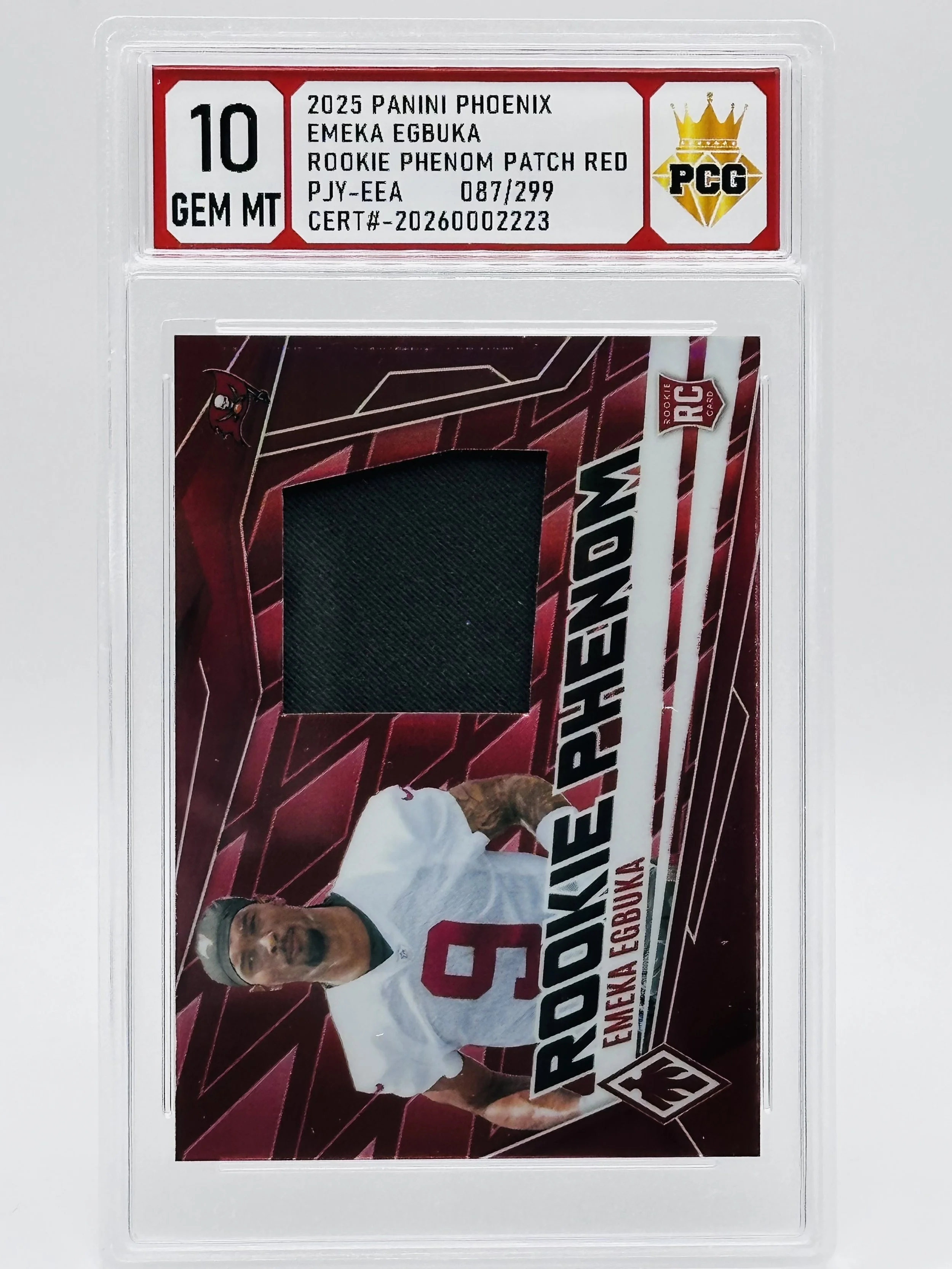 #20260002223 2025 EMEKA EGBUKA 10 GEM MT