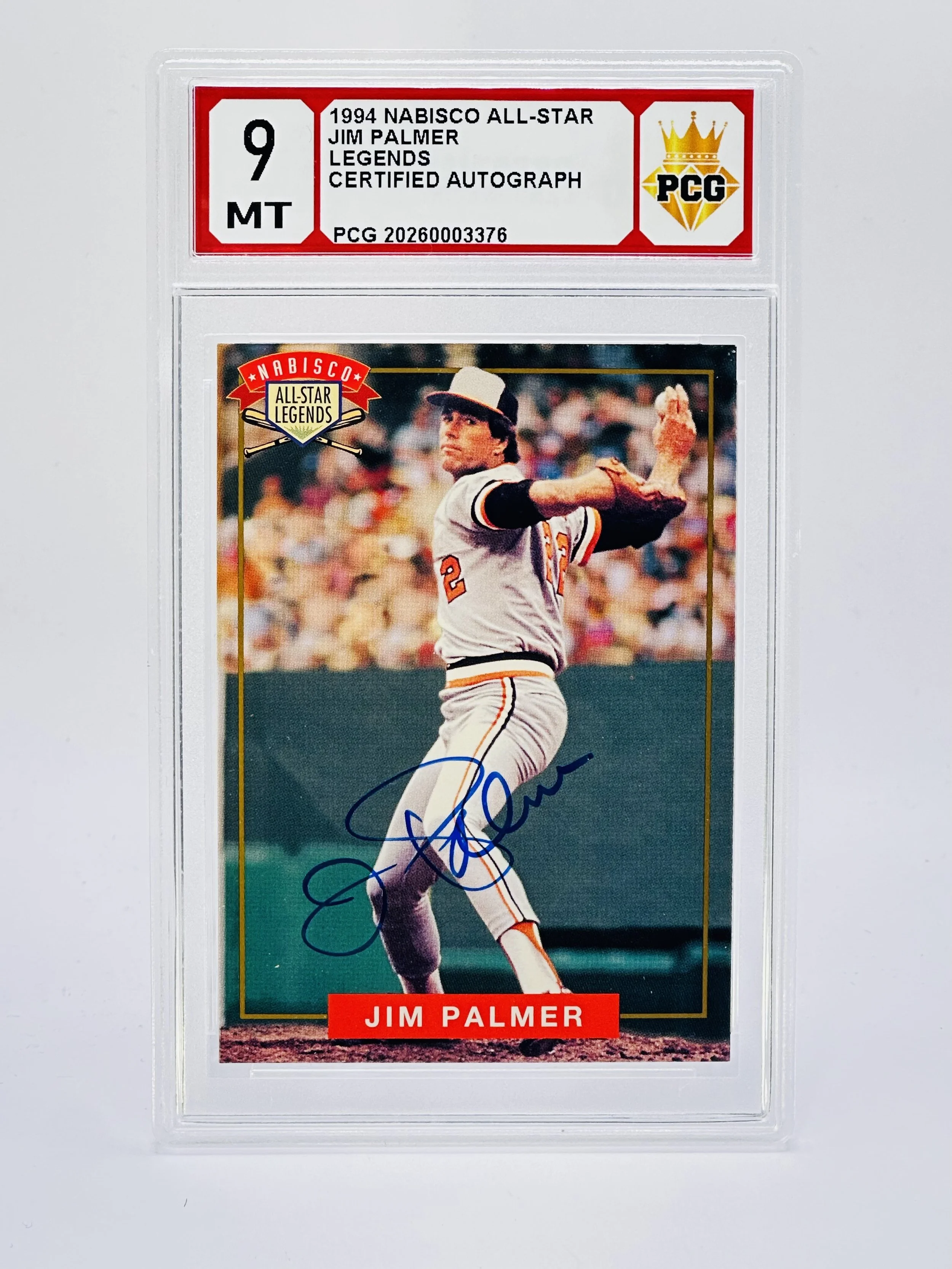 #20260003376 1994 JIM PALMER 9 MT