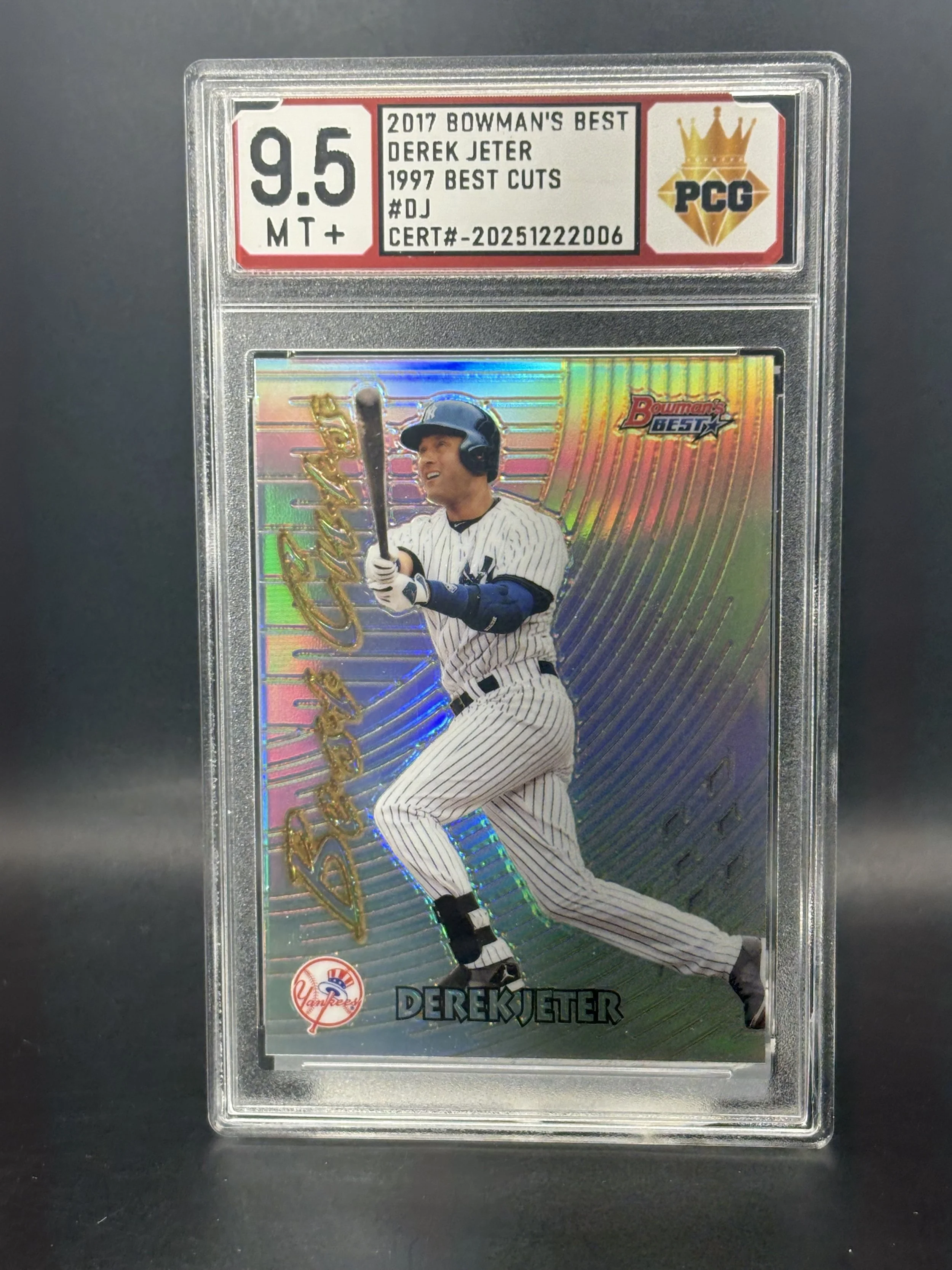 #20251222006 2017 DEREK JETER 9.5 MT+
