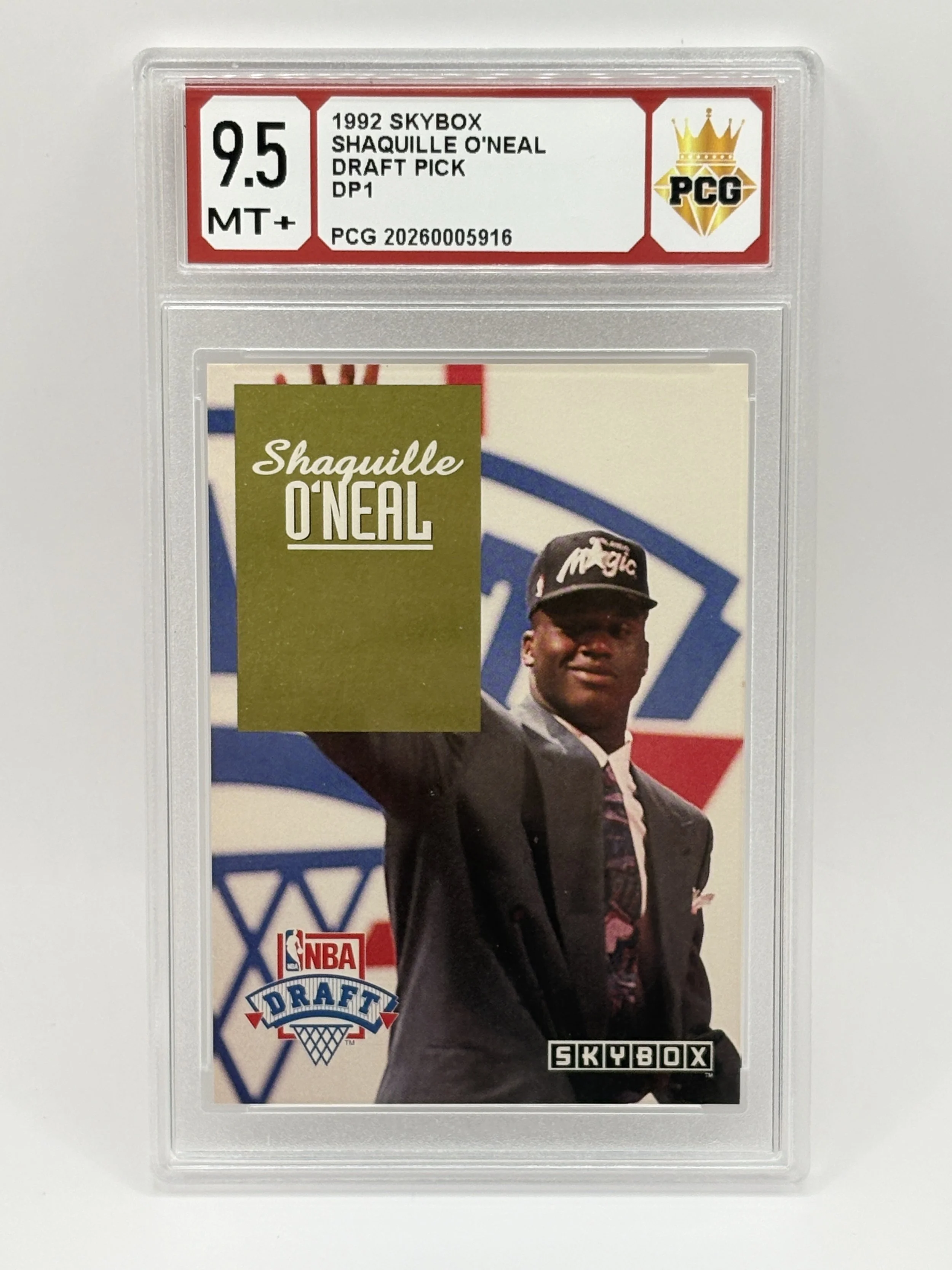 #20260005915 1992 SHAQUILLE O'NEAL 9.5 MT+