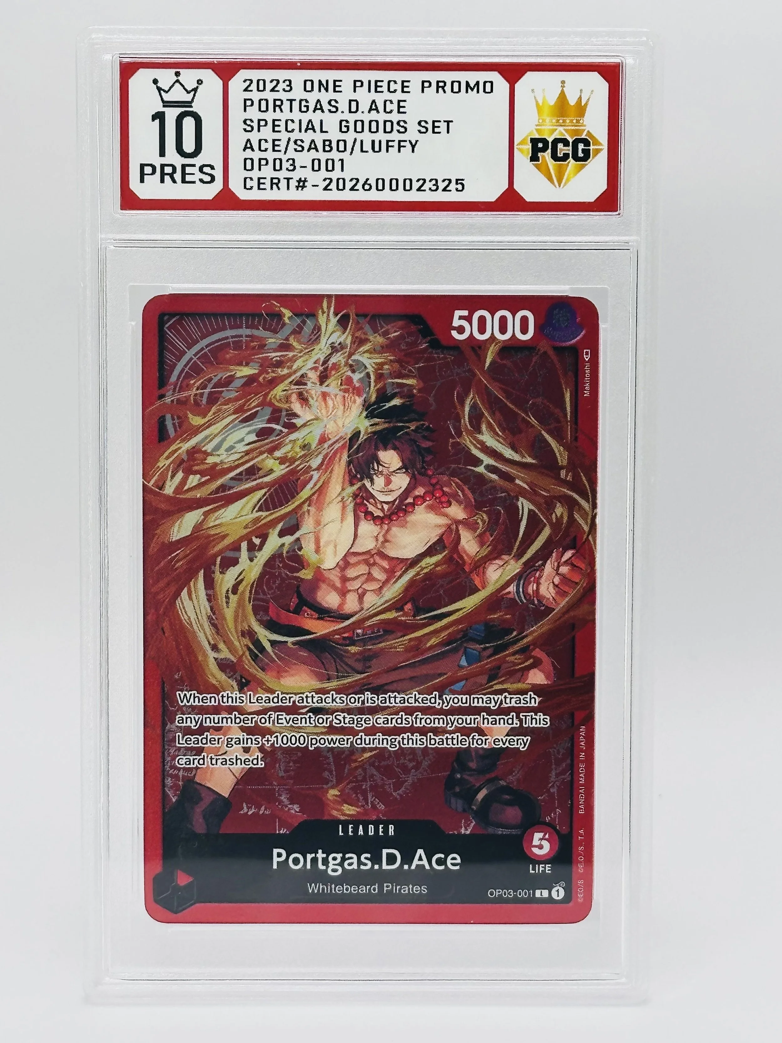 #20260002325 2023 PORTGAE D ACE 10 PRESTIGIOUS
