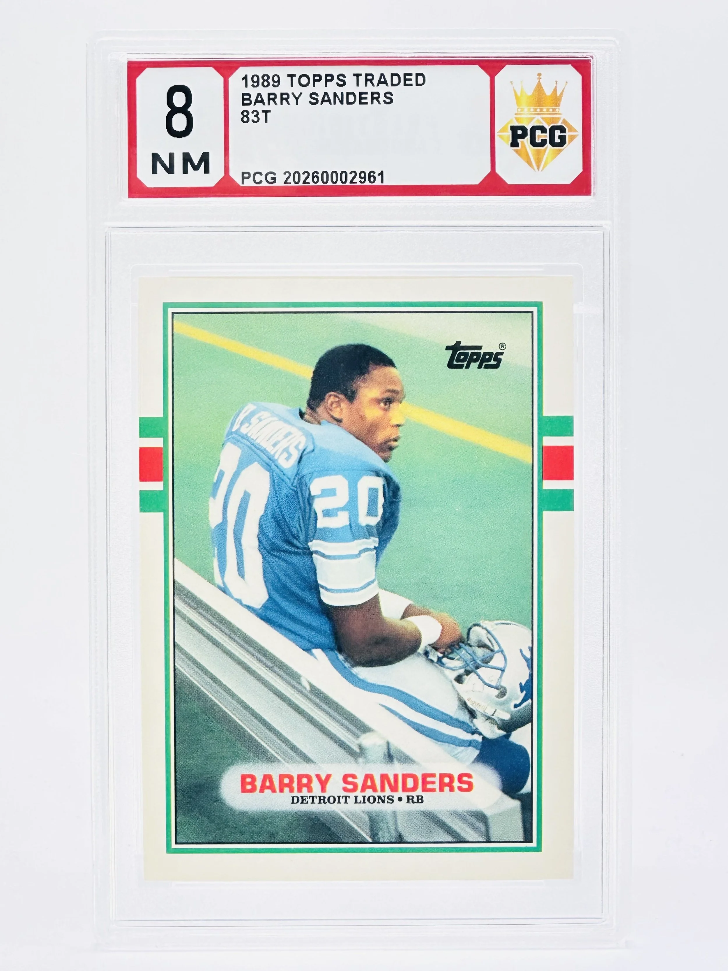 #20260002961 1989 BARRY SANDERS 8