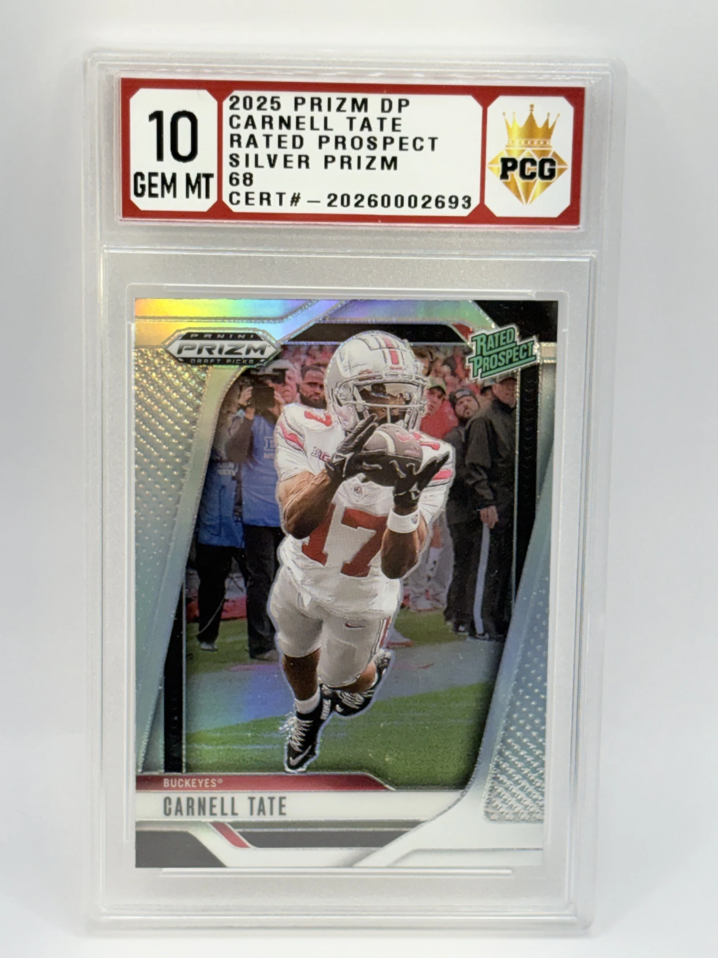 #20260002693 2025 CARNELL TATE 10 GEM MT