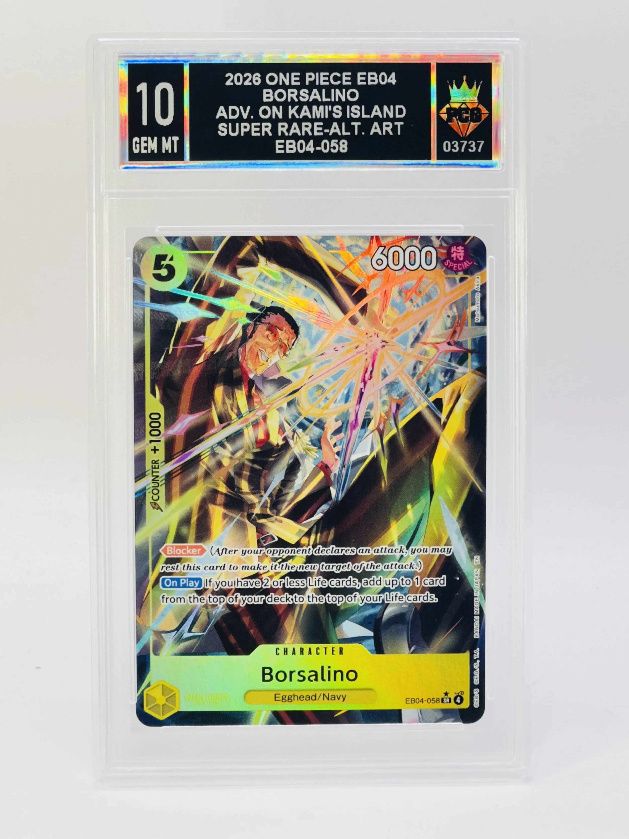 #20260003737 2026 BORSALINO 10 GEM MT