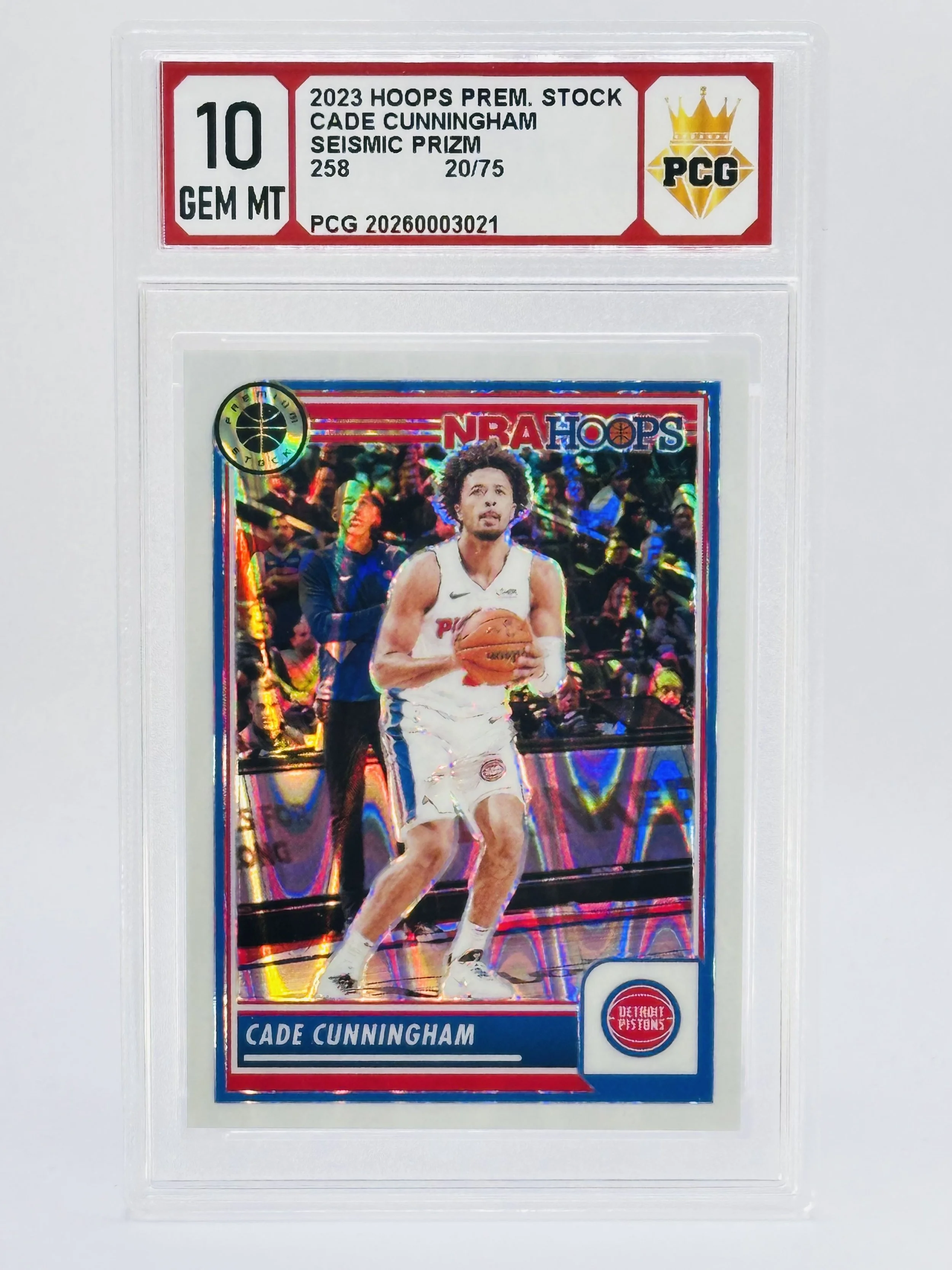 #20260003021 2023 CADE CUNNIGHAM 10 GEM MT