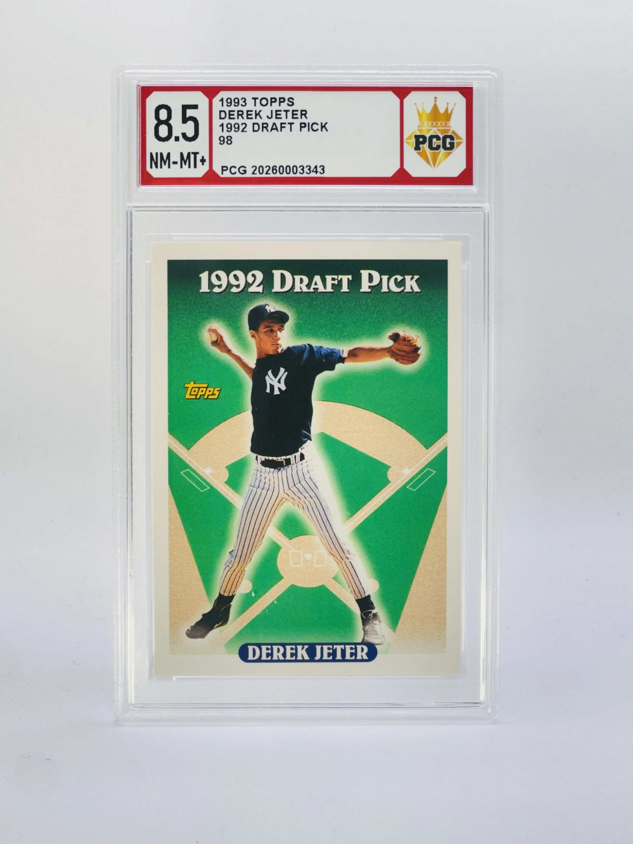 #20260003343 1993 DEREK JETER 8.5 NM-MT+