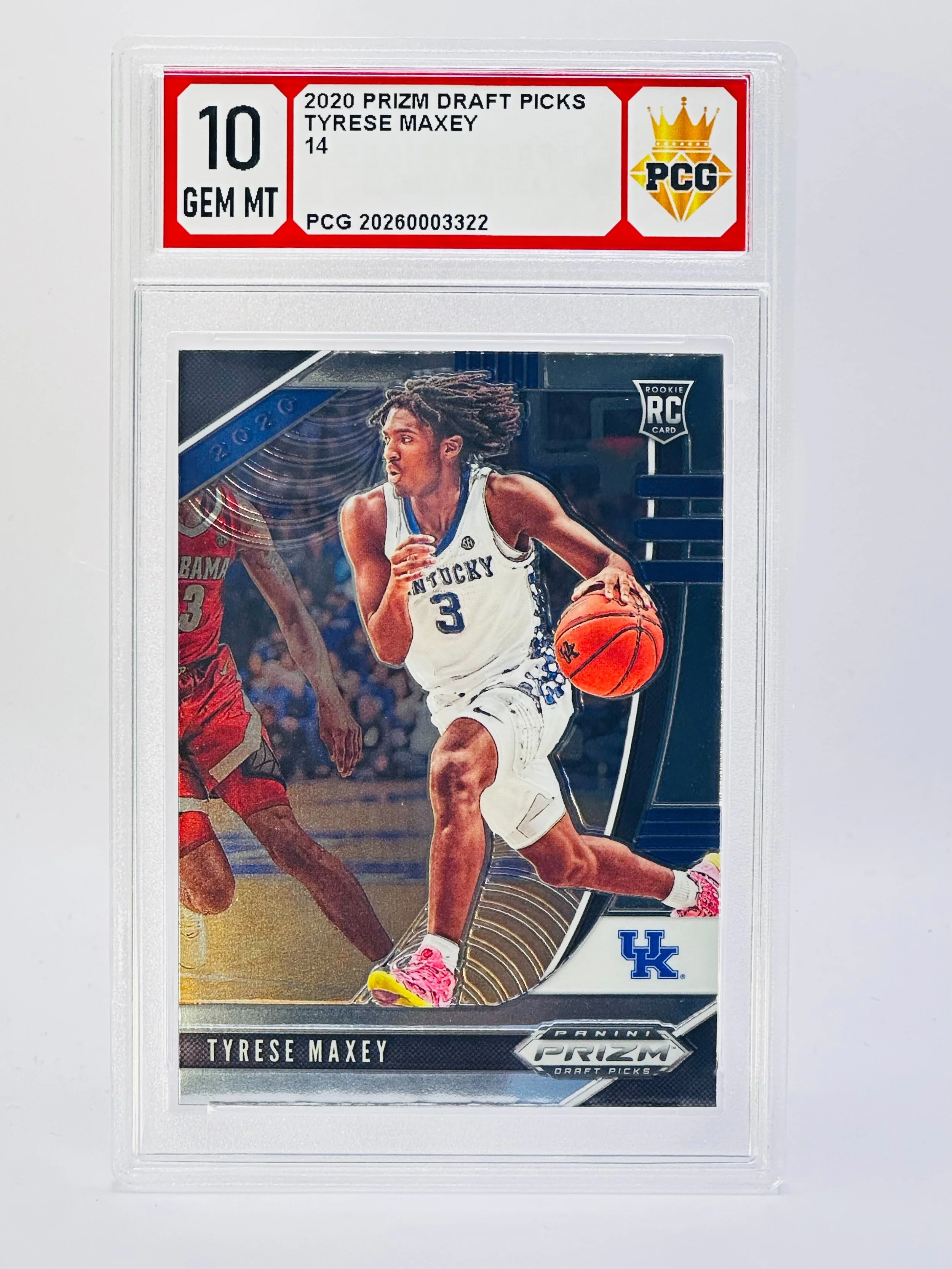 #20260003322 2020 TYRESE MAXEY 10 GEM MT