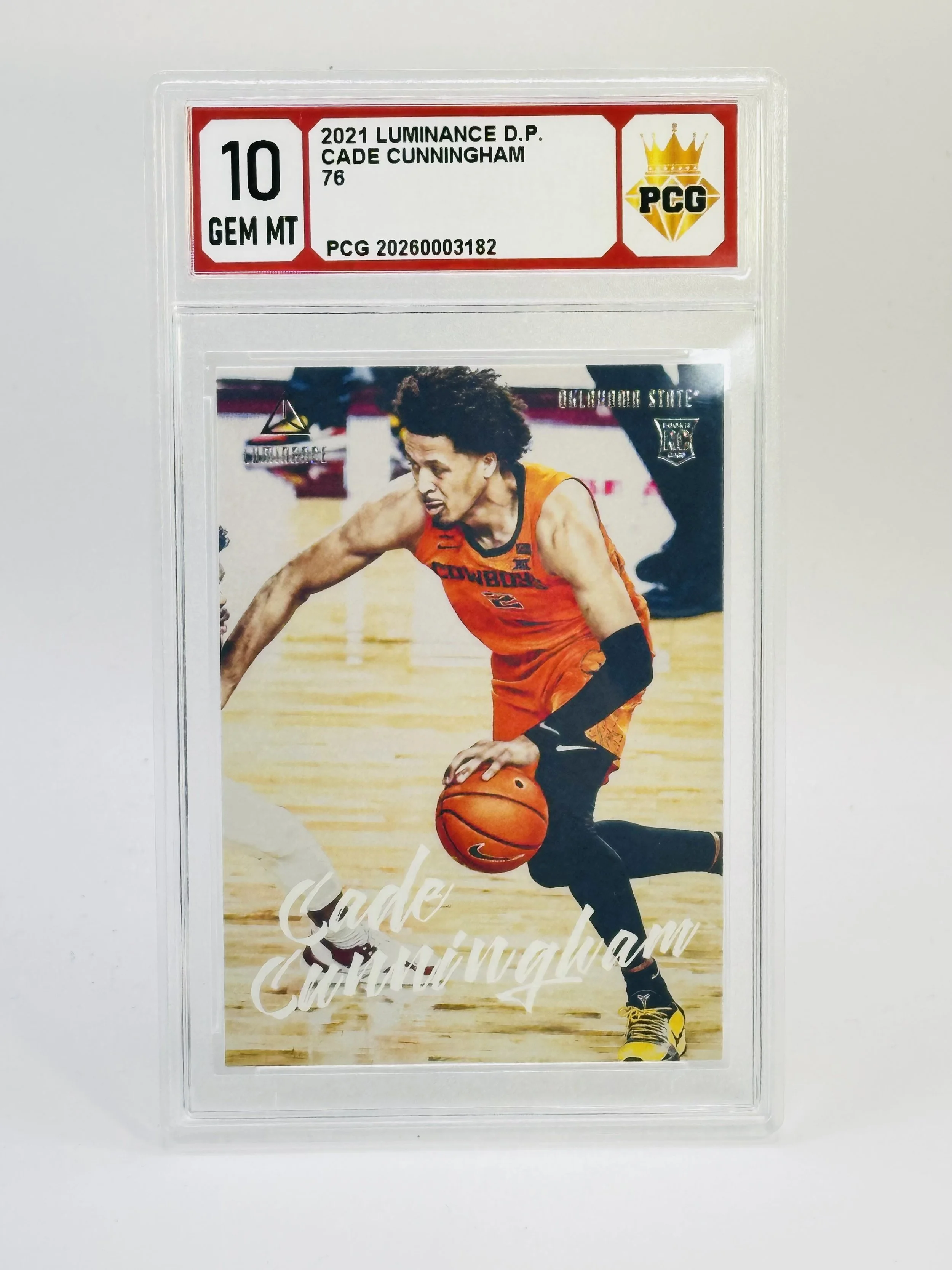 #20260003182 2021 CADE CUNNINGHAM 10 GEM MT