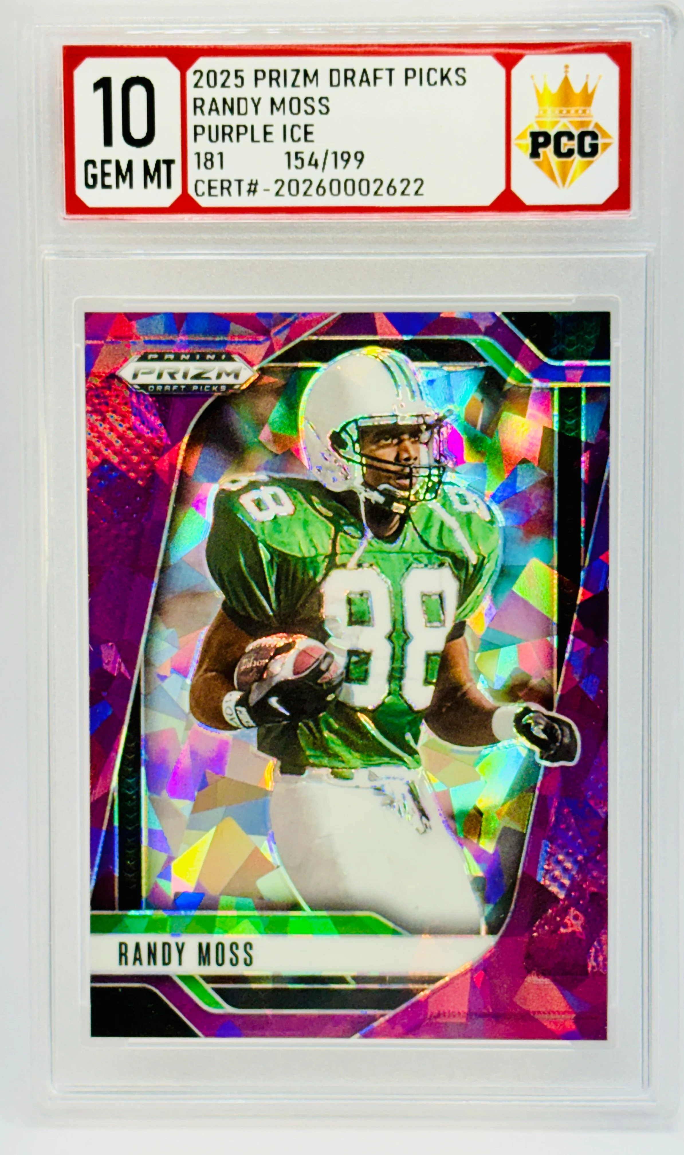 #20260002622 2025 RANDY MOSS 10 GEM MT