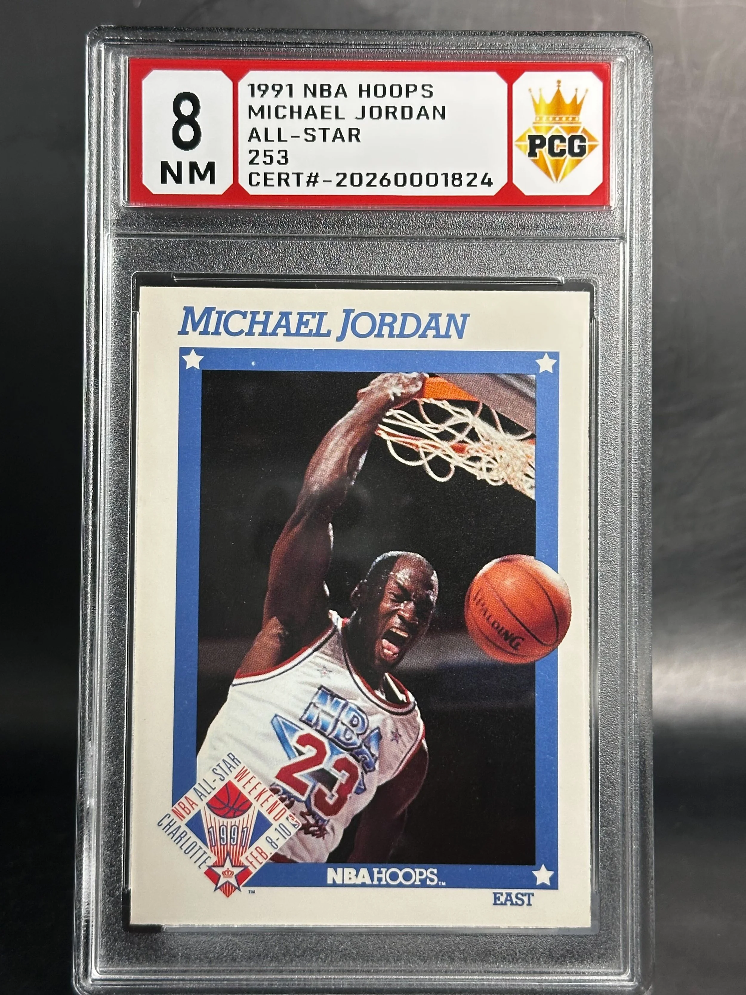 #20270001824 1991 MICHAEL JORDAN 8 NM