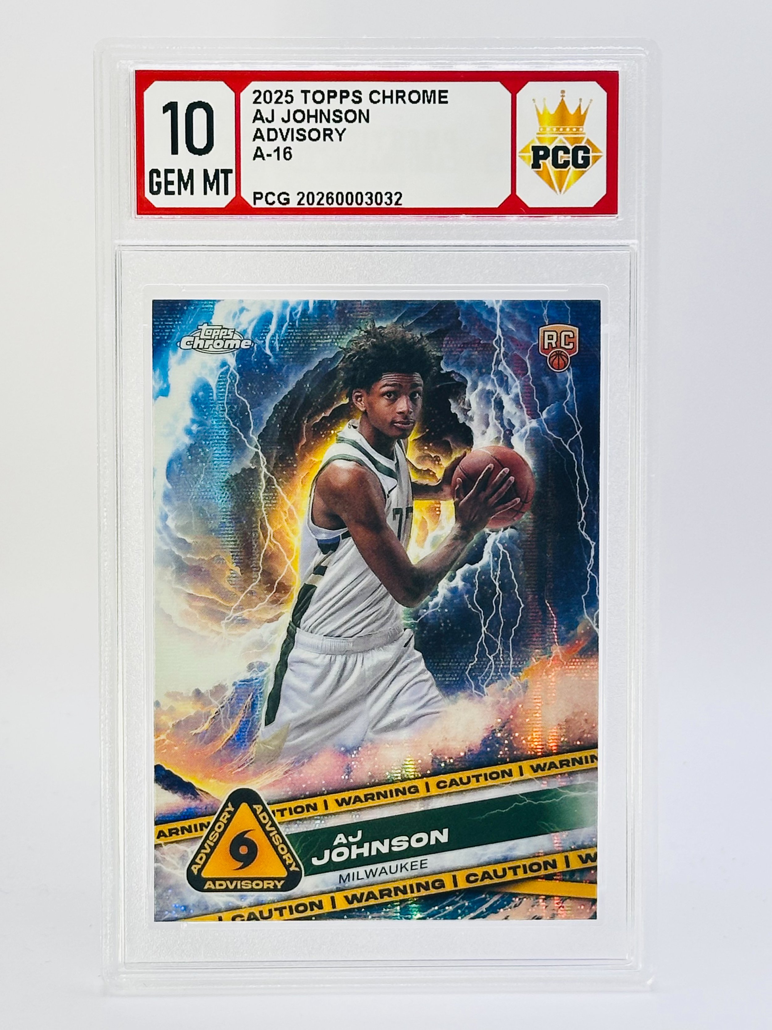 #20260003032 2025 AJ JOHNSON 10 GEM MT