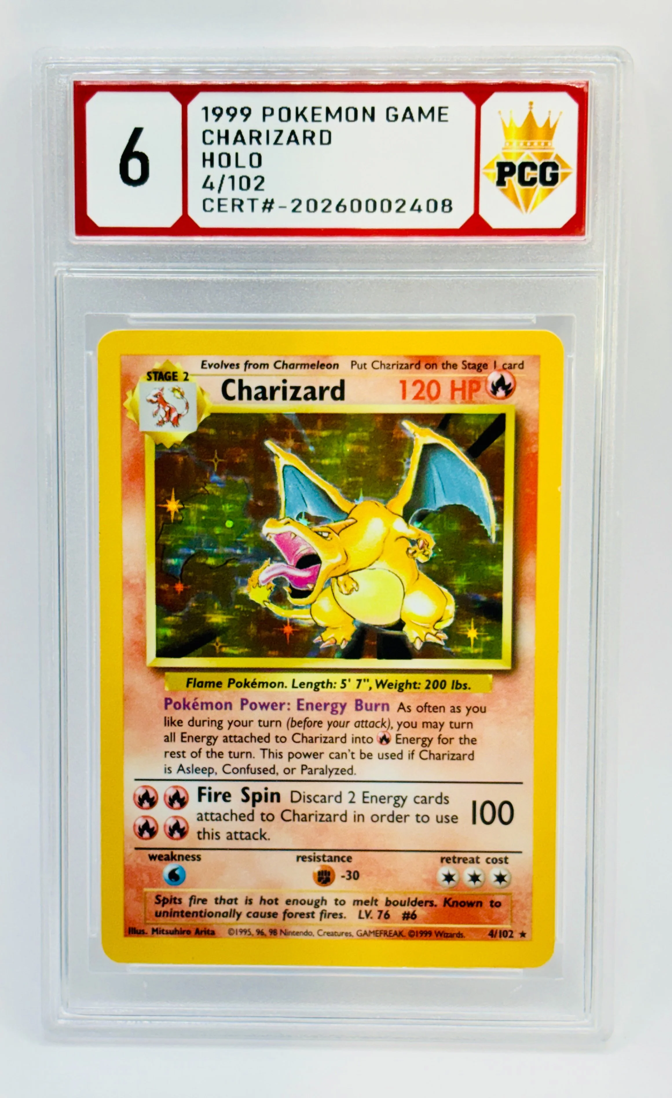 #20260002408 1999 CHARIZARD 6