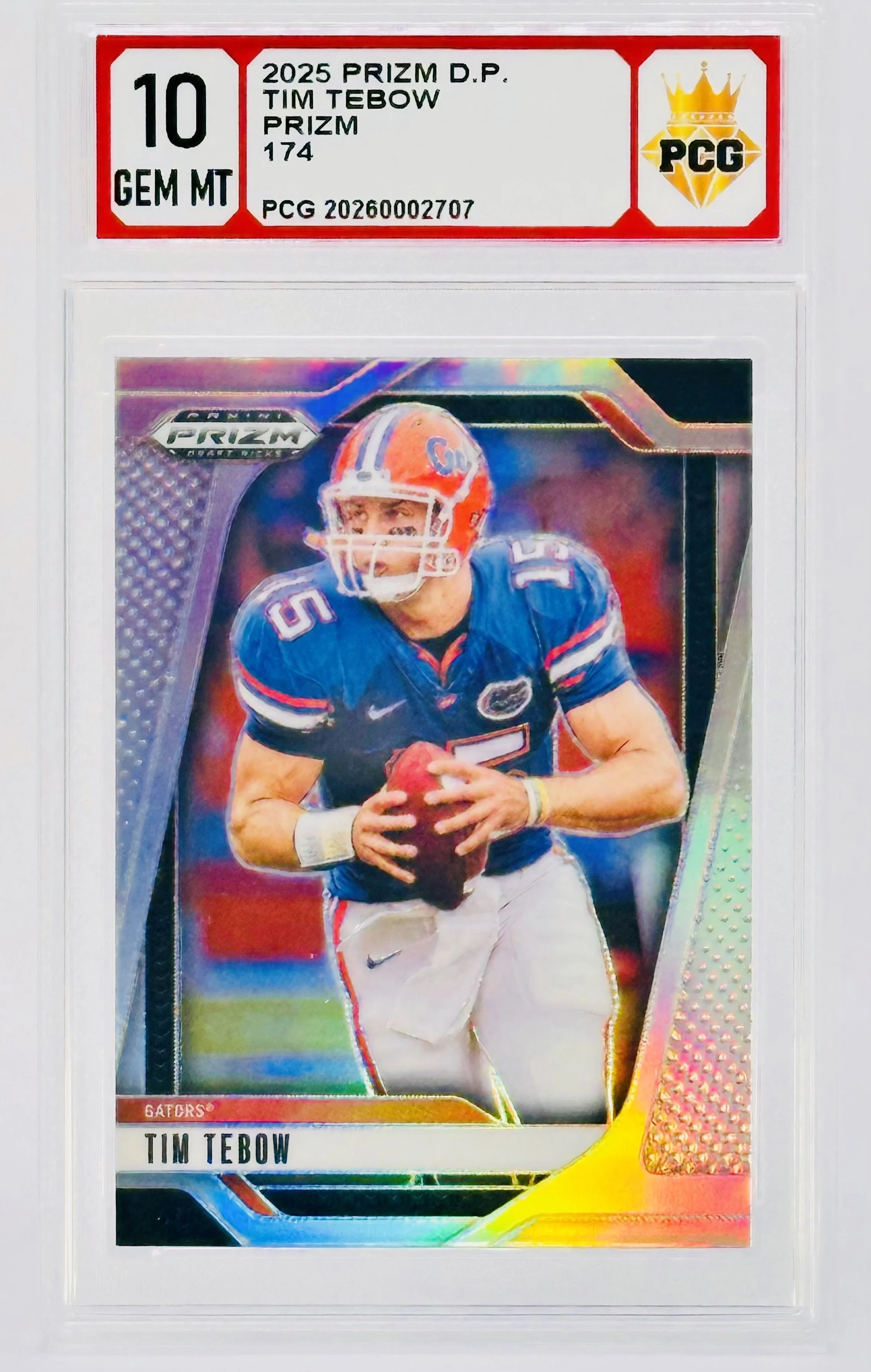#20260002707 2025 TIM TEBOW 10 GEM MT