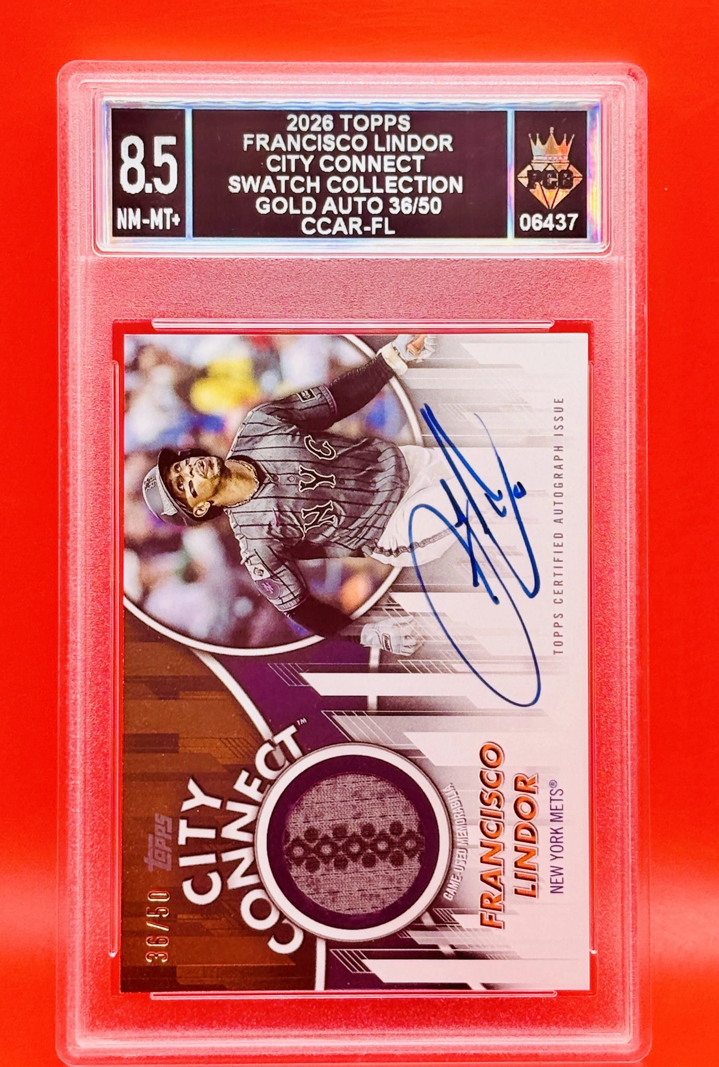#06437 2026 FRANCISCO LINDOR 8.5 NM-MT+