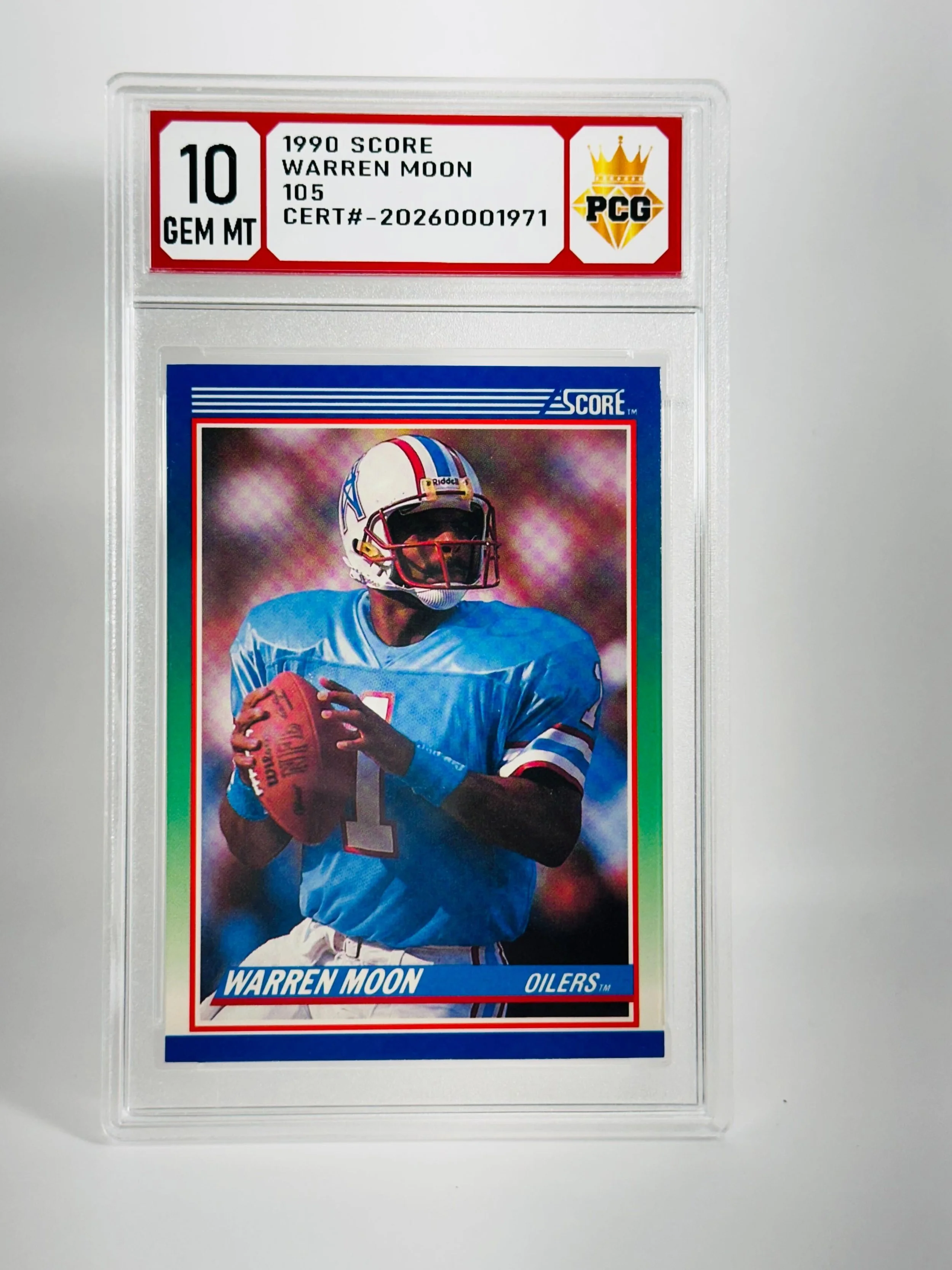 #20260001971 1990 WARREN MOON 10 GEM MT
