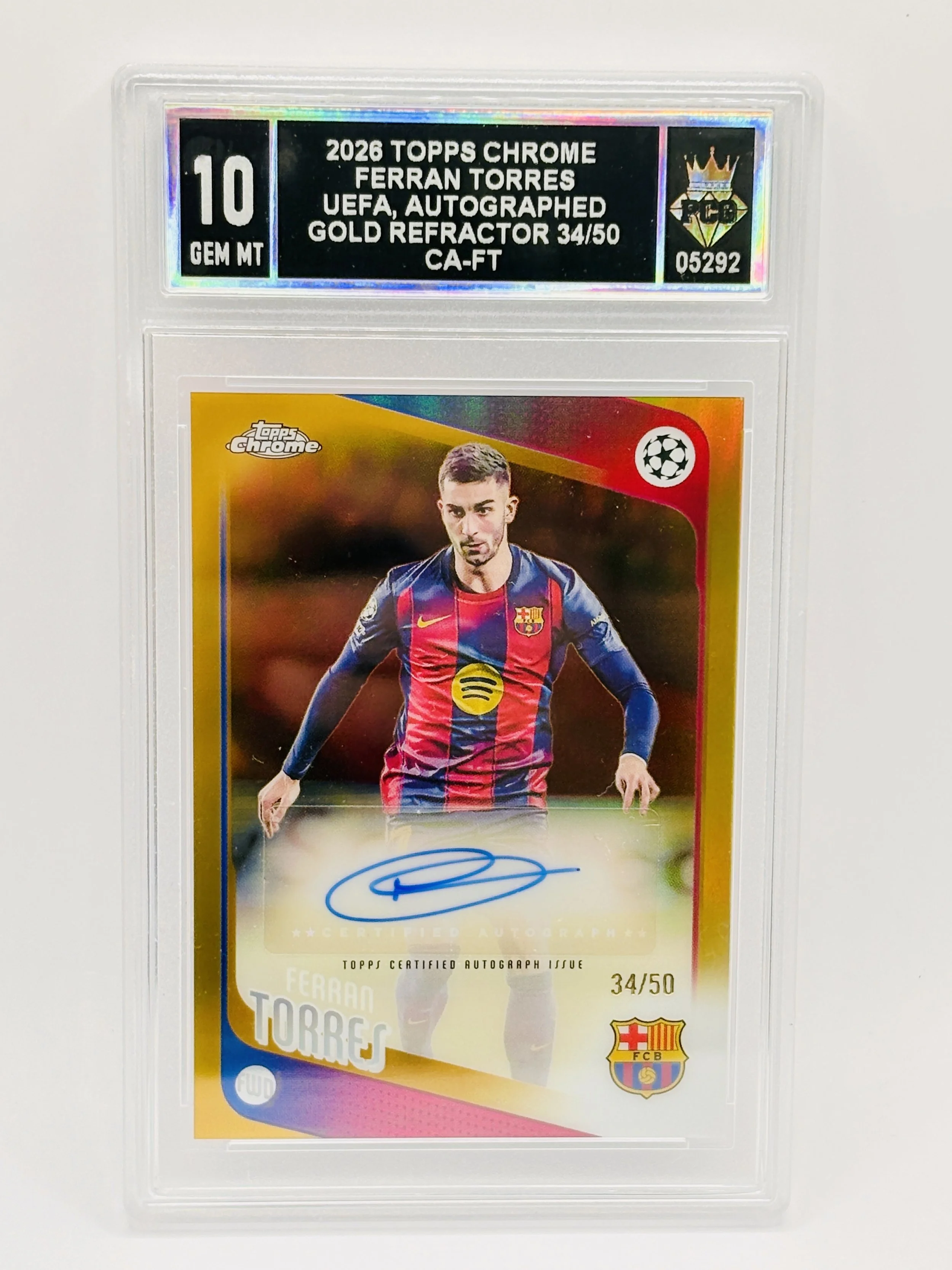 #20260005292 2026 FERRAN TORRES 10 GEM MT