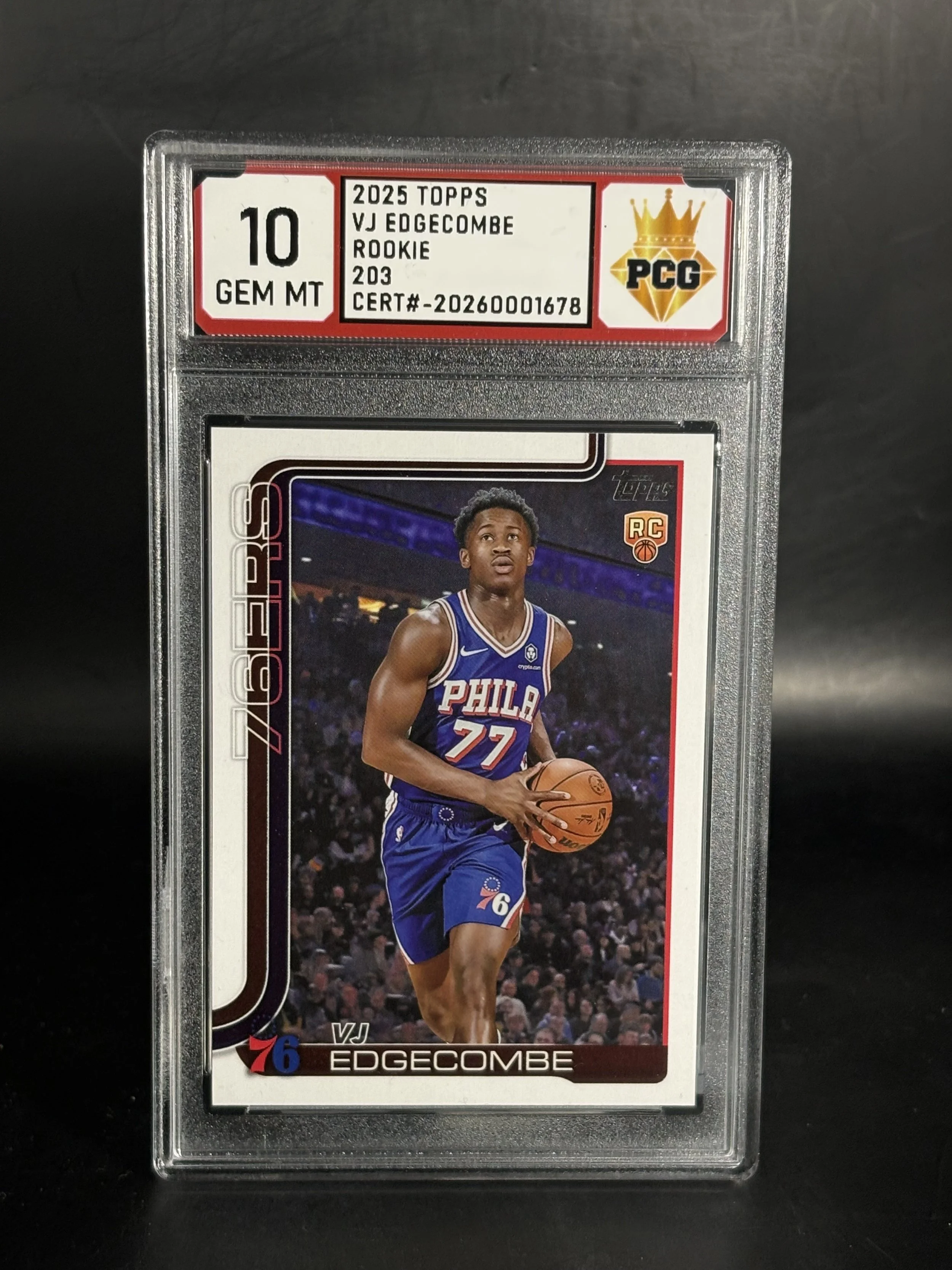 #20260001678 2025 VJ EDGECOMBE 10 GEM MT