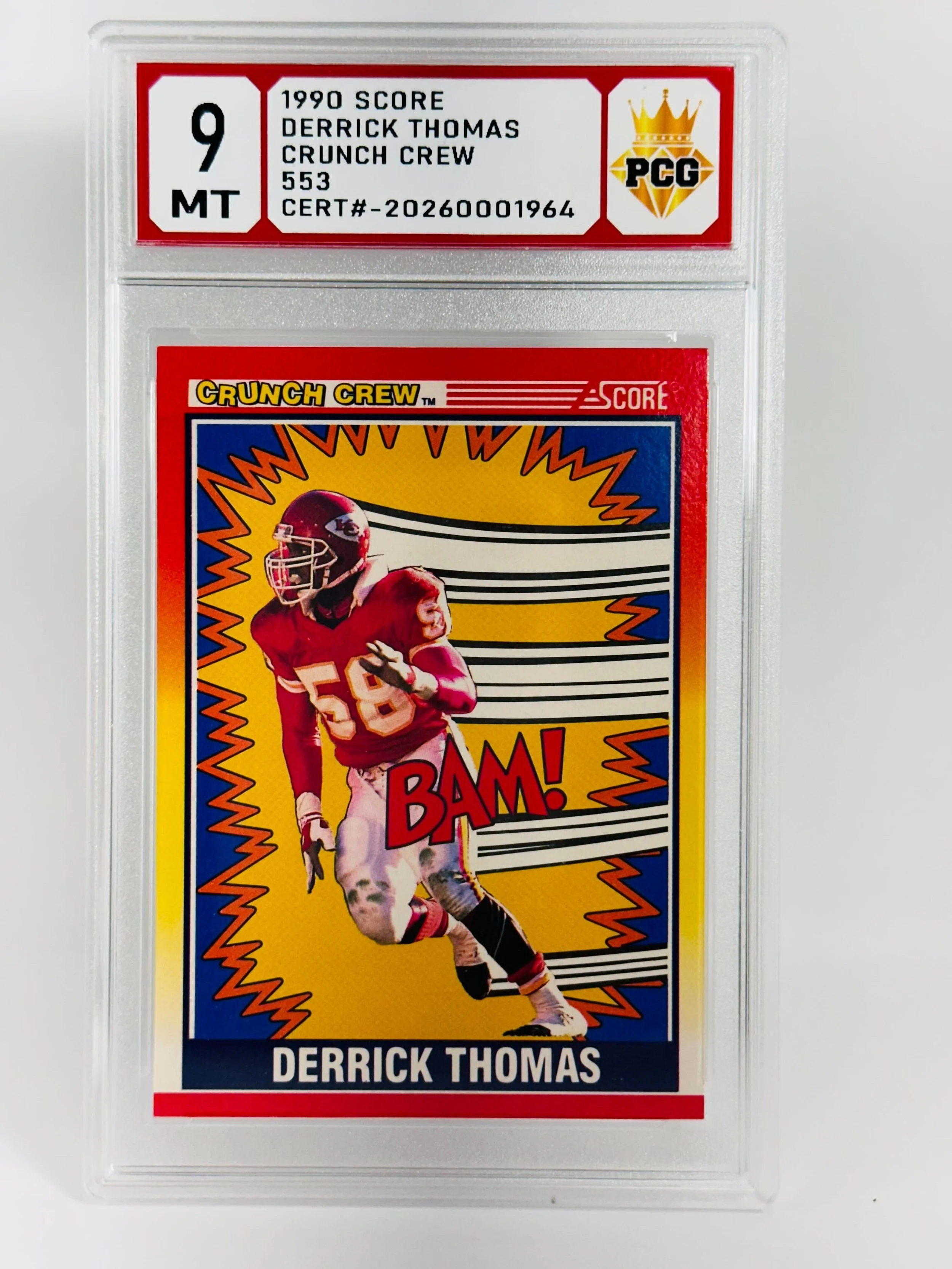 #20260001964 1990 DERRICK THOMAS 9 MT