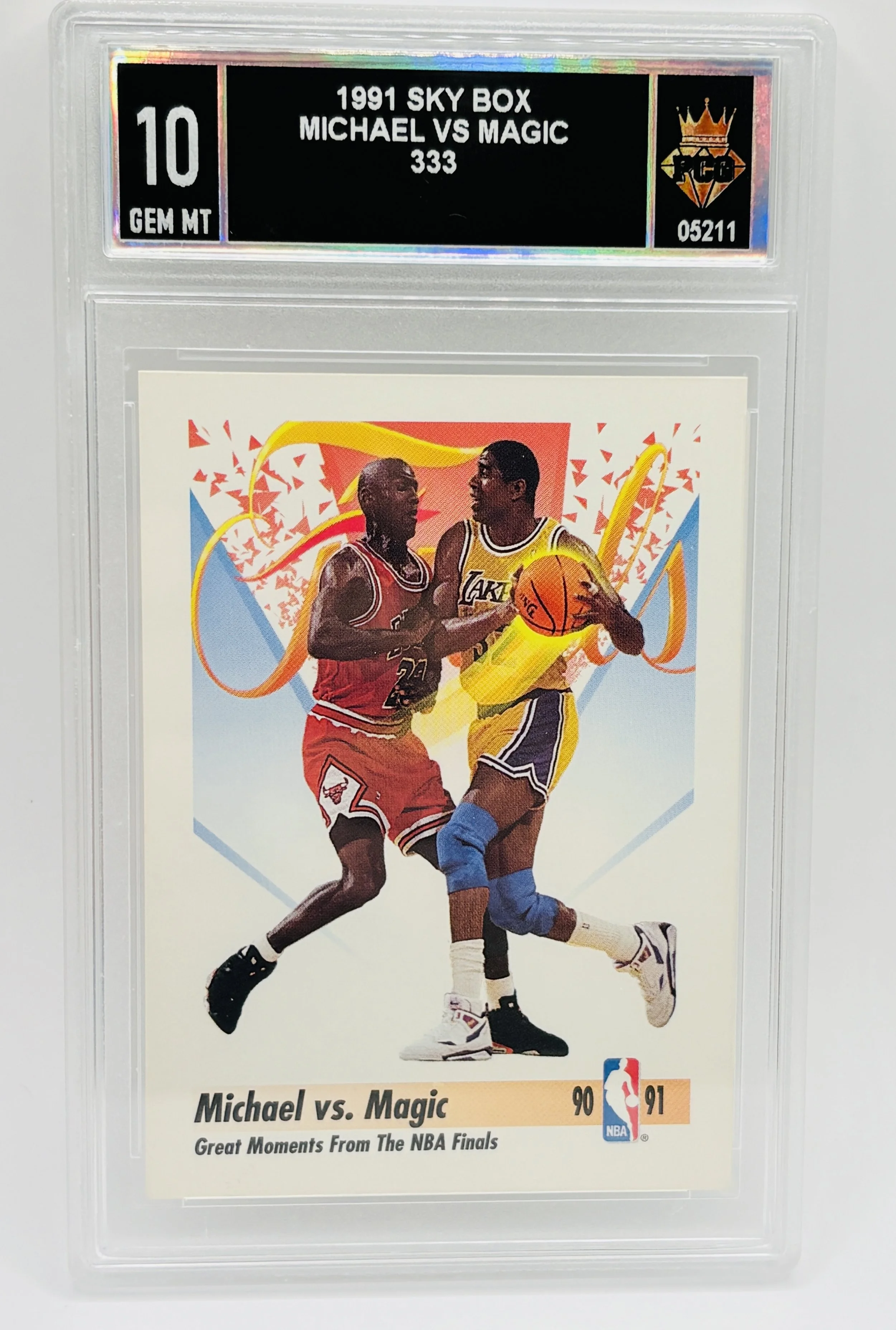 #20260005211 1991 MICHAEL VS MAGIC 10 GEM MT