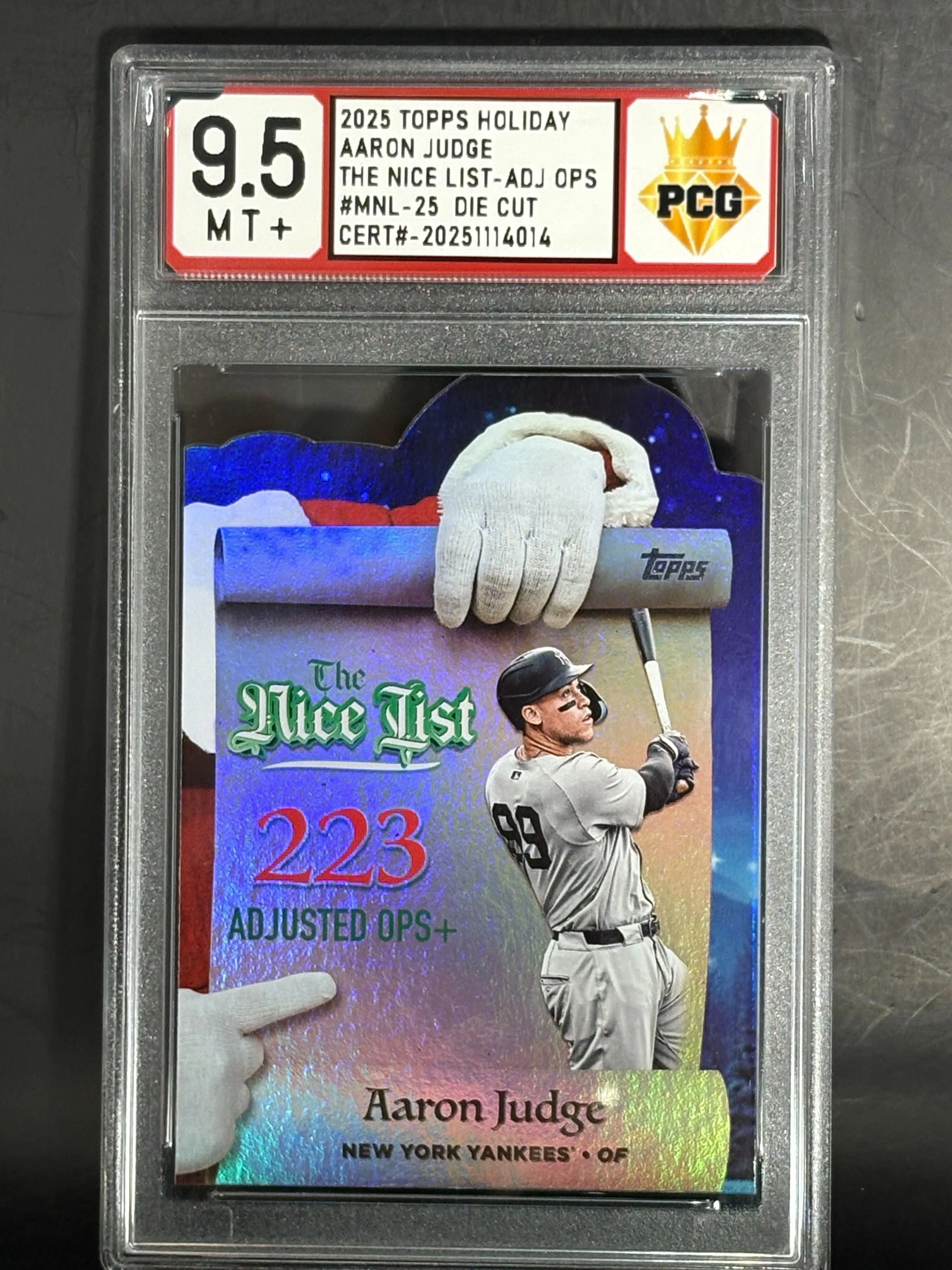 #20251114014 Aaron Judge 9.5 MT+