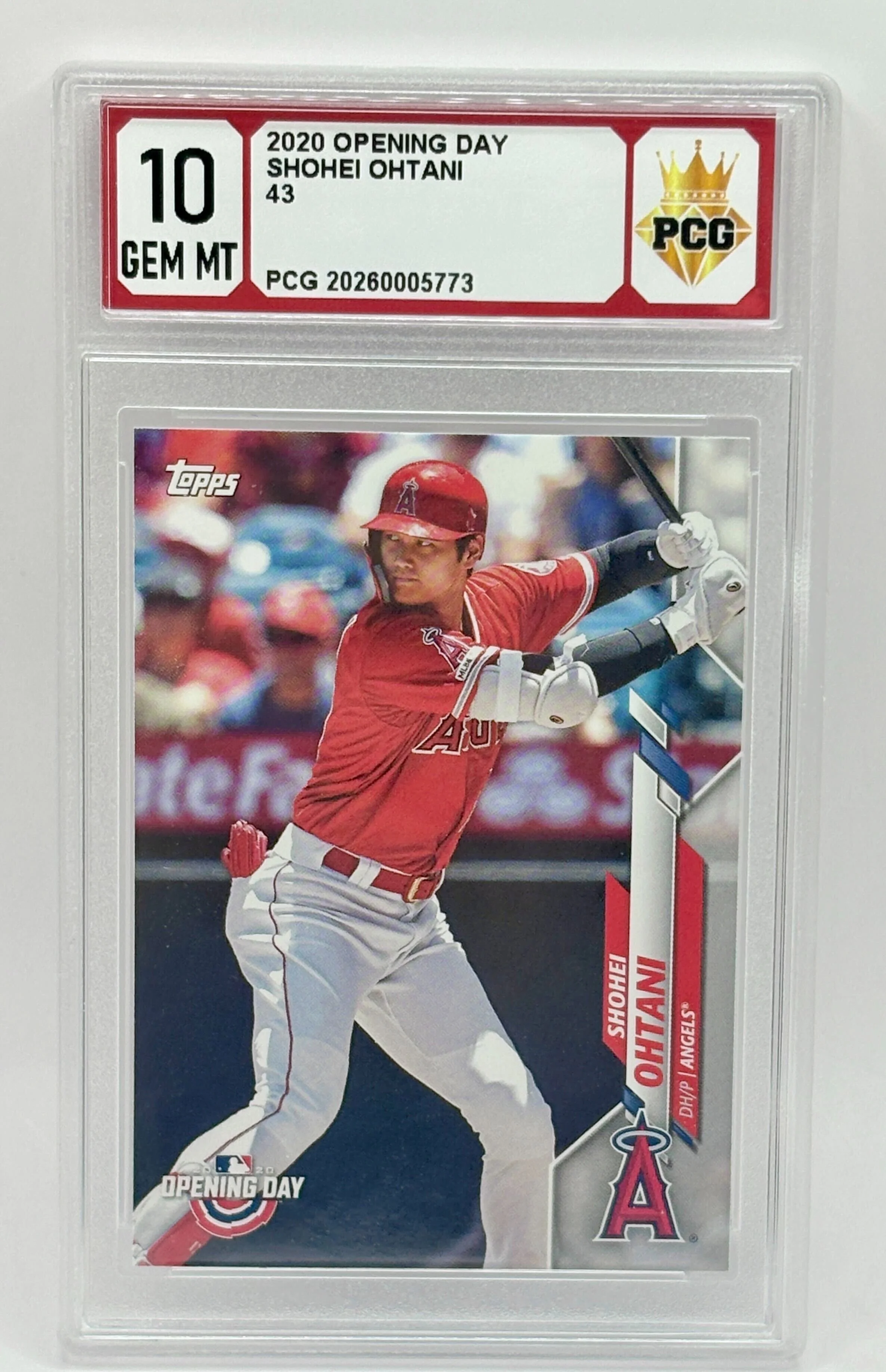 #20260005773 2020 SHOHEI OHTANI GEM MT 10