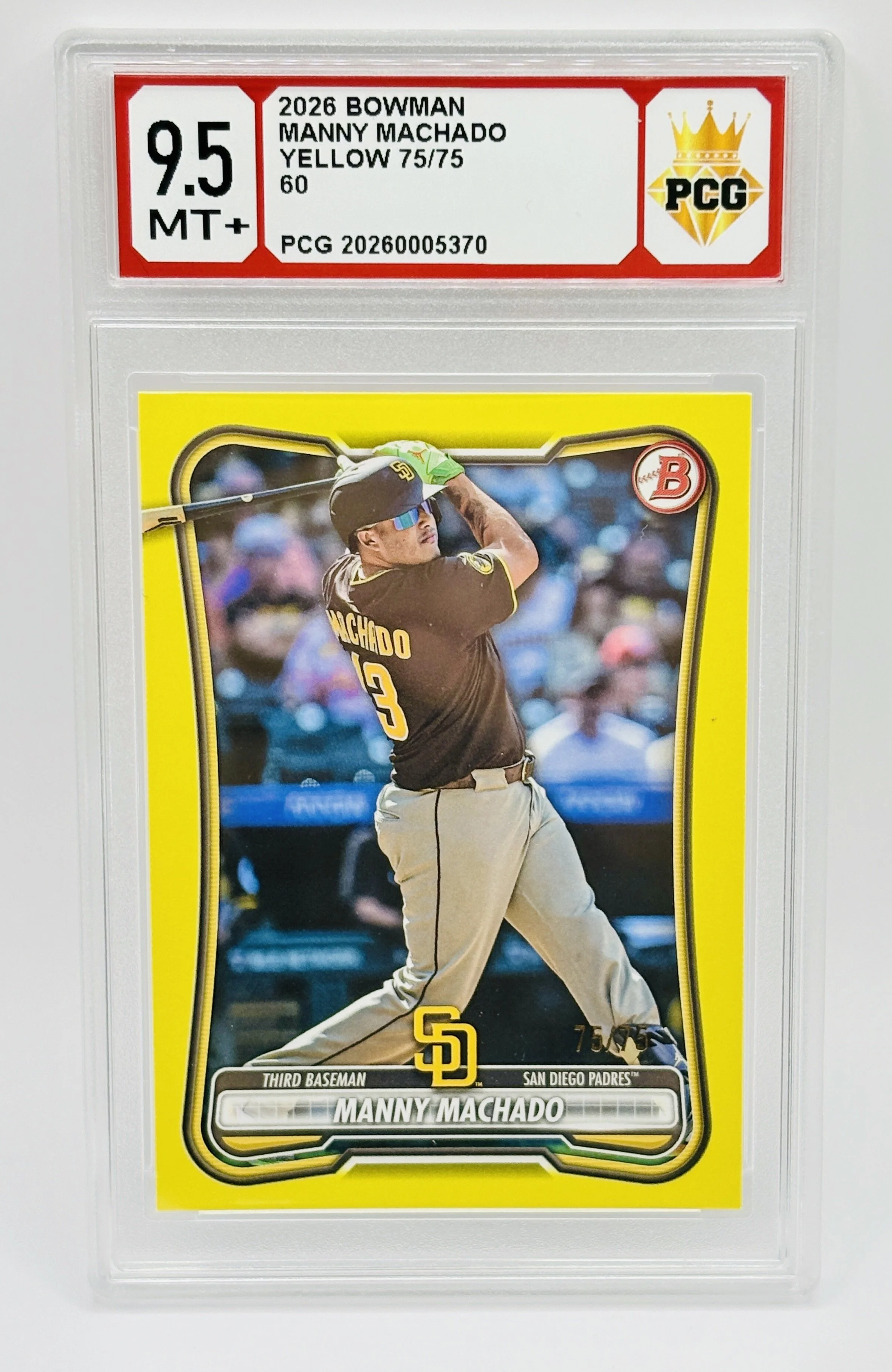 #20260005370 2026 MANNY MACHADO 9.5 MT+