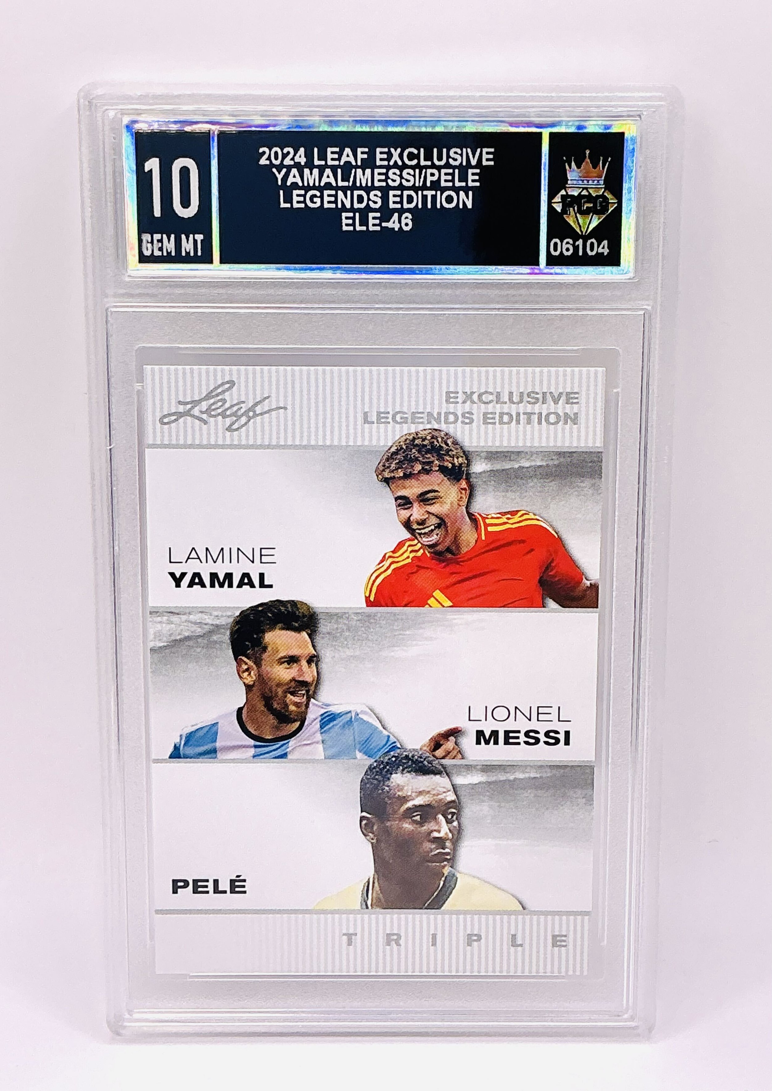 #06104 2024 YAMAL/MESSI/PELE 10 GEM MT
