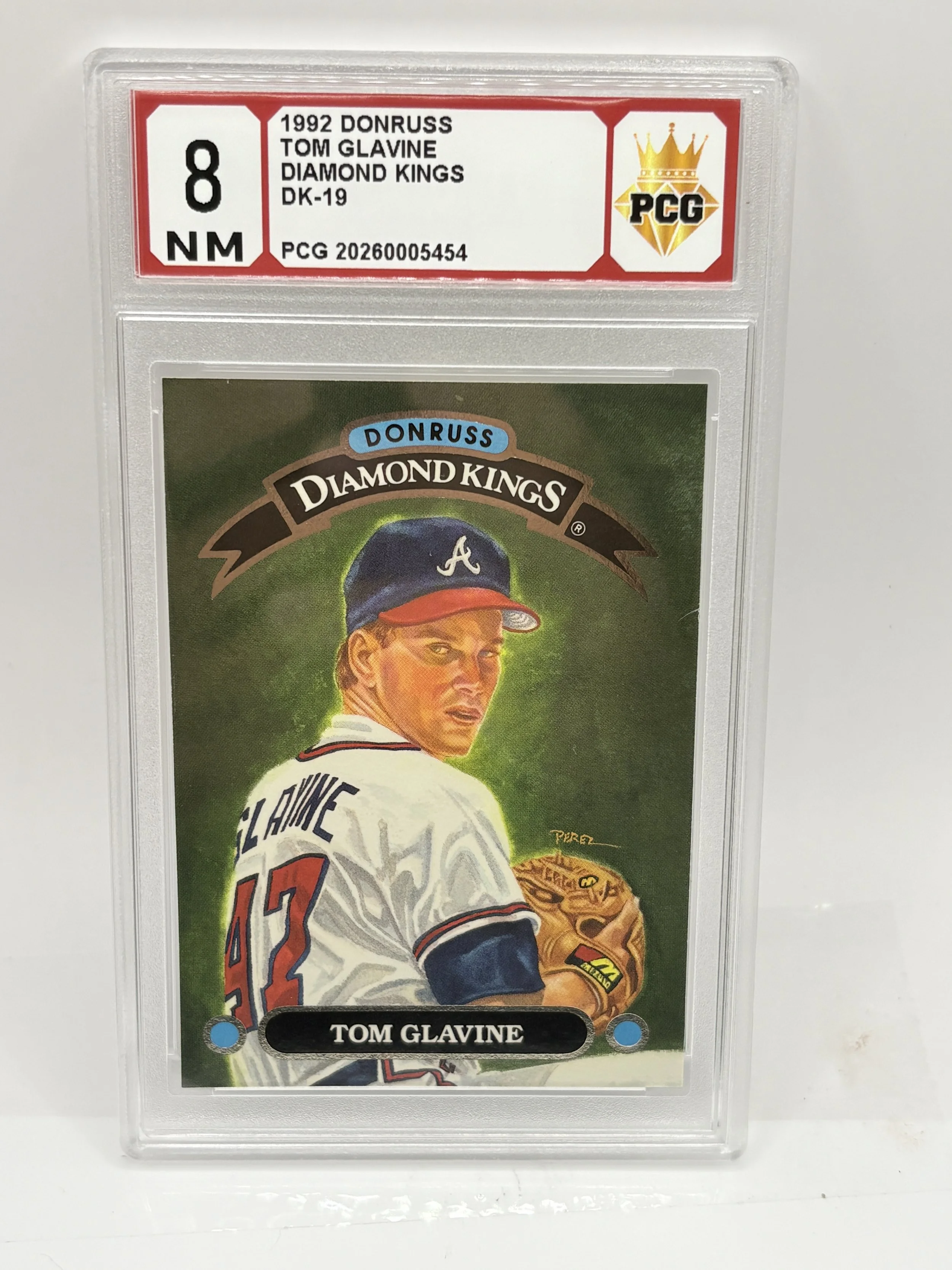 #20260005454 1992 TOM GLAVINE 8 NM