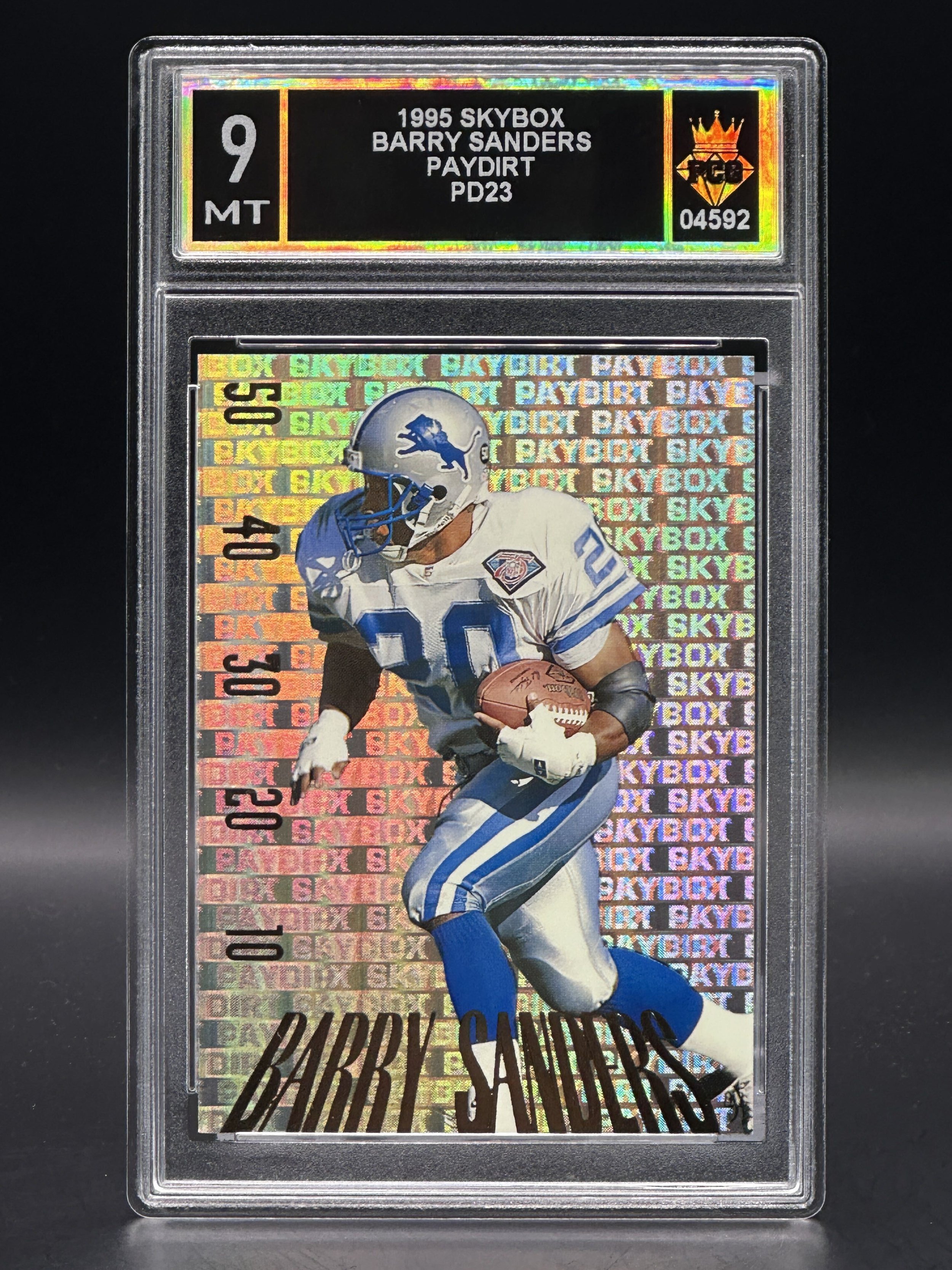 #04592 1995 BARRY SANDERS 9 MT