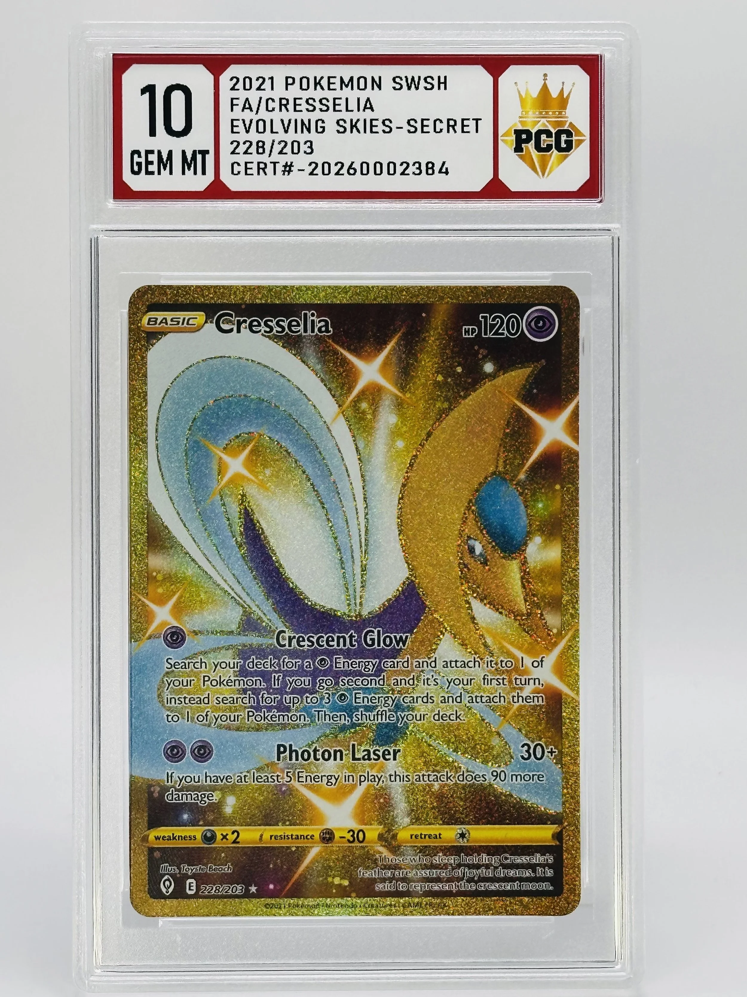 #20260002384 2021 CRESSELIA 10 GEM MT