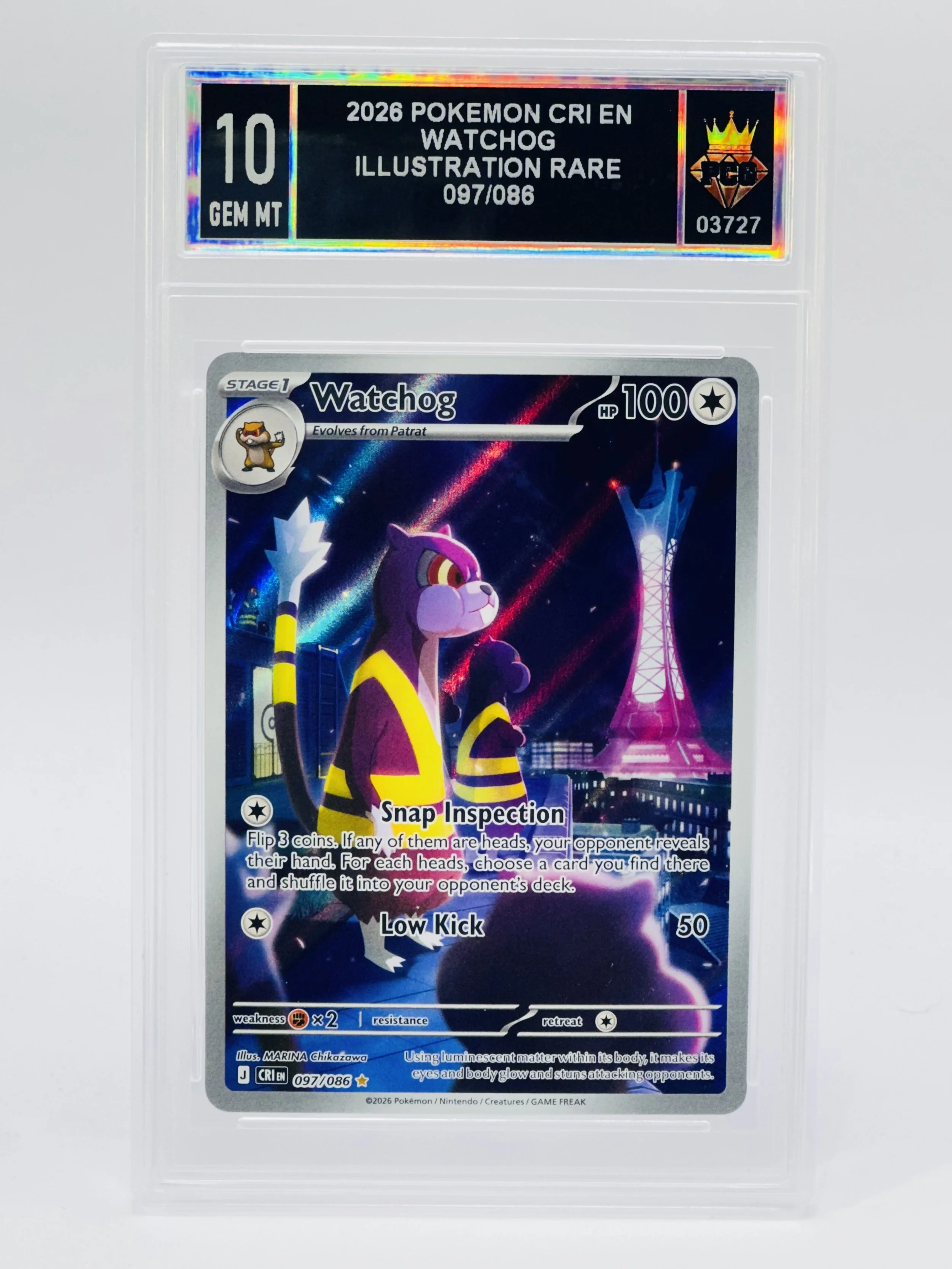 #20260003727 2026 WATCHOG 10 GEM MT