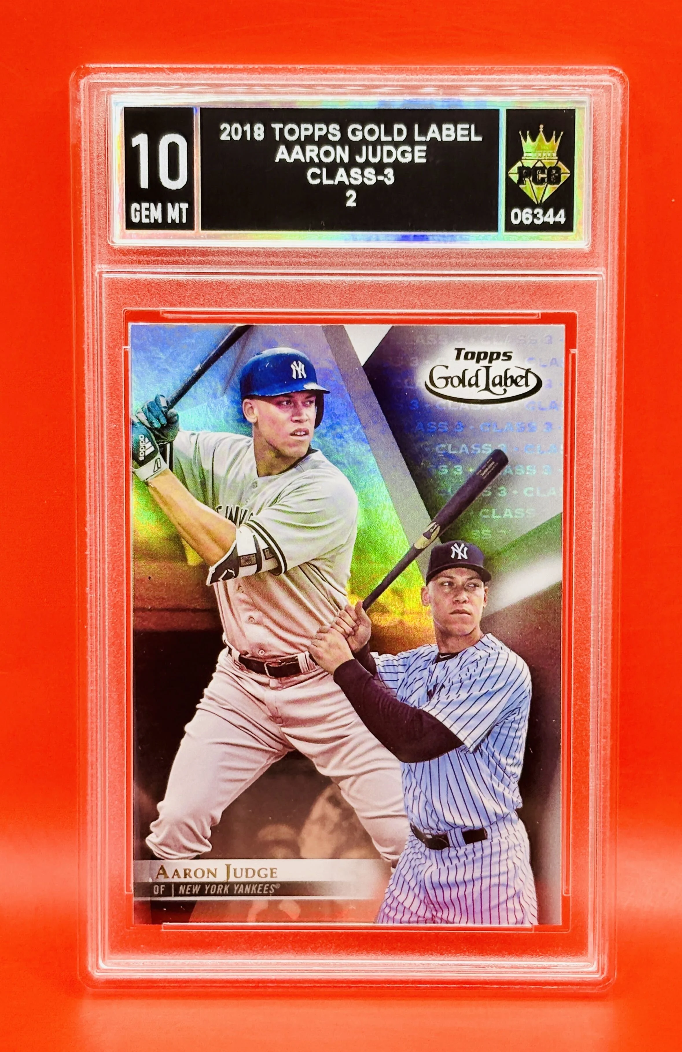 #06344 2018 AARON JUDGE 10 GEM MT