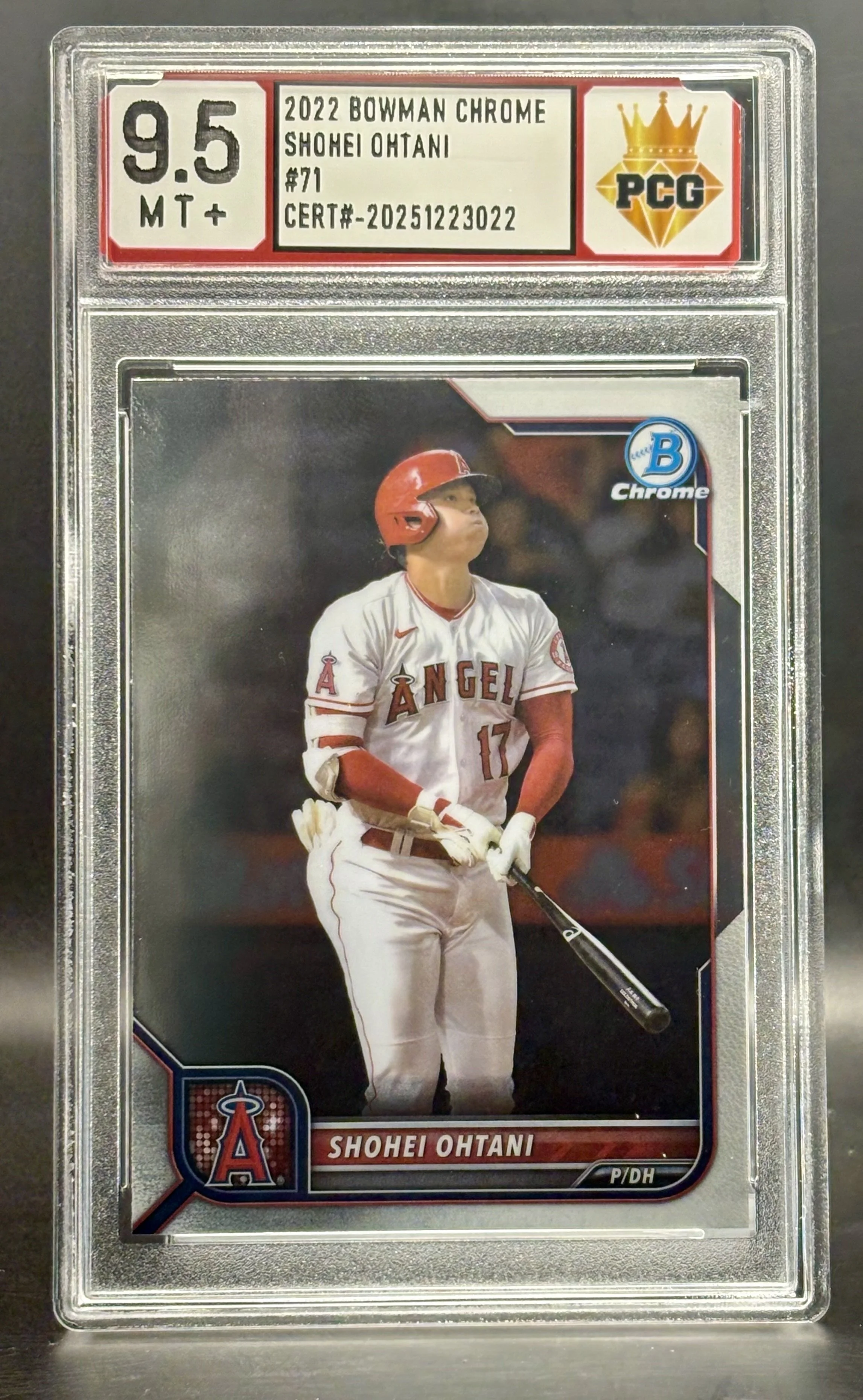 #20251223022 2022 BOWMAN SHOHEI OHTANI 9.5 MT+
