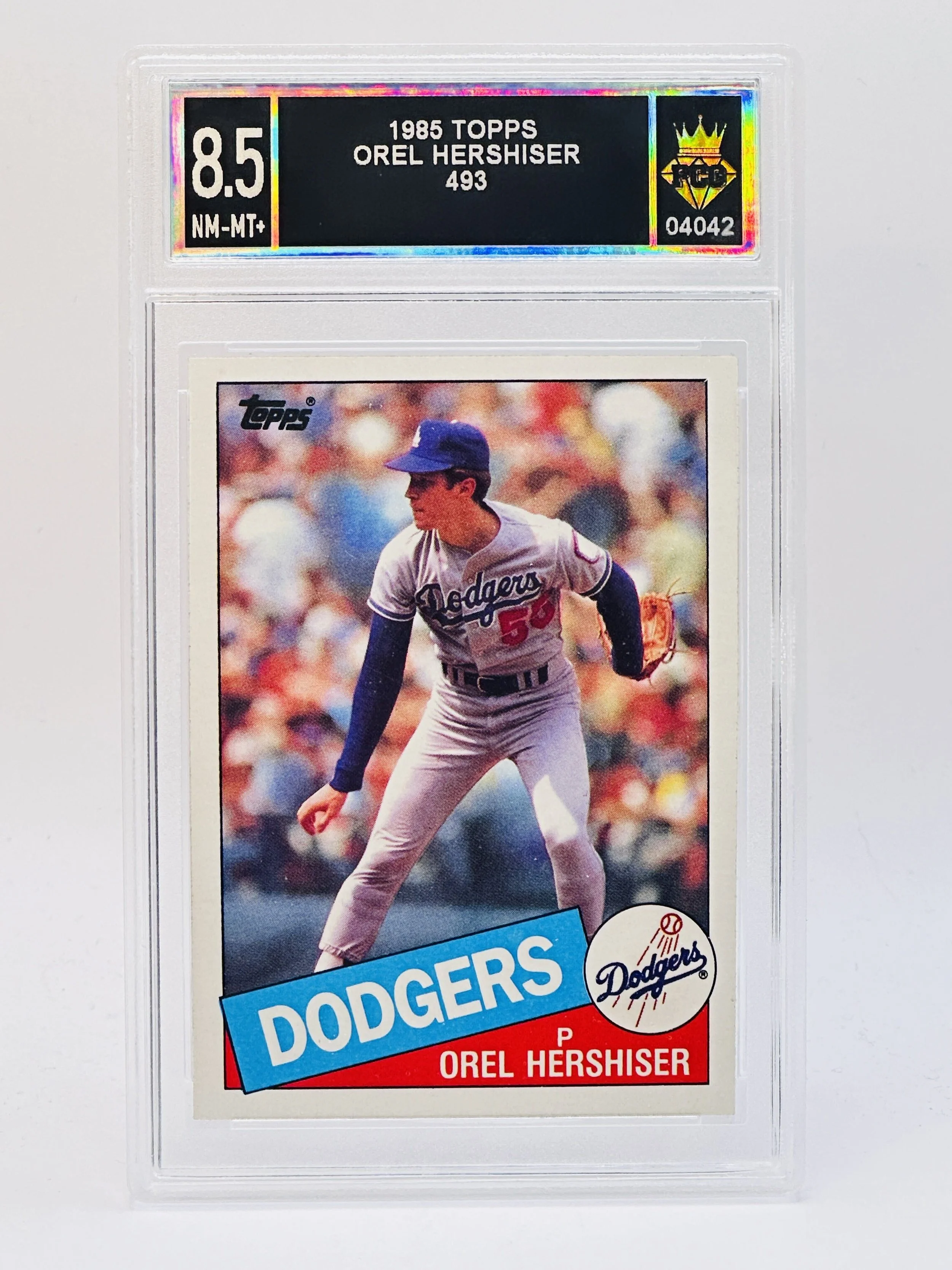 #20260004042 1985 OREL HERSHISER 8.5 NM-MT+