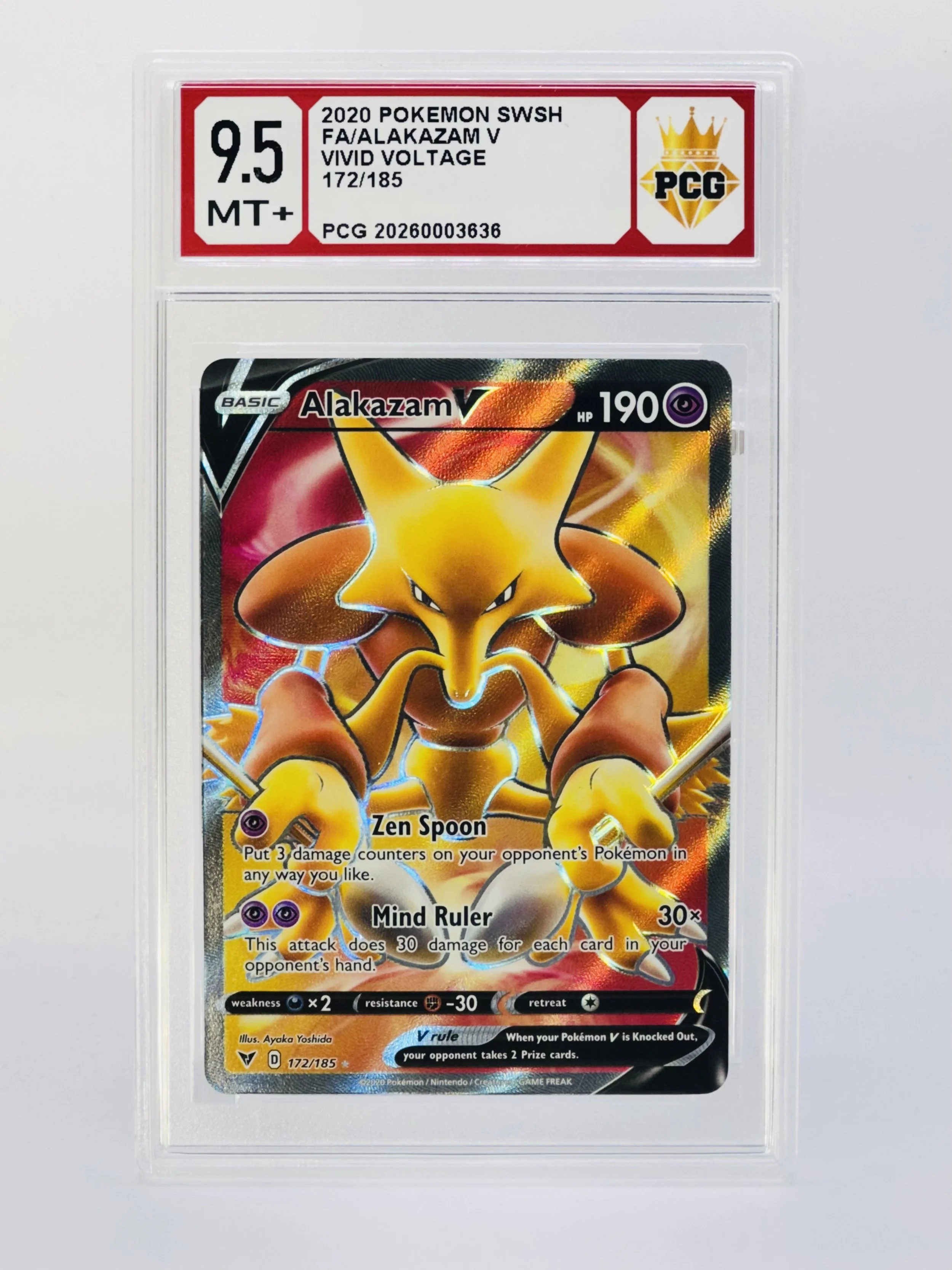 #20260003636 2020 FA/ALAKAZAM 9.5 MT+
